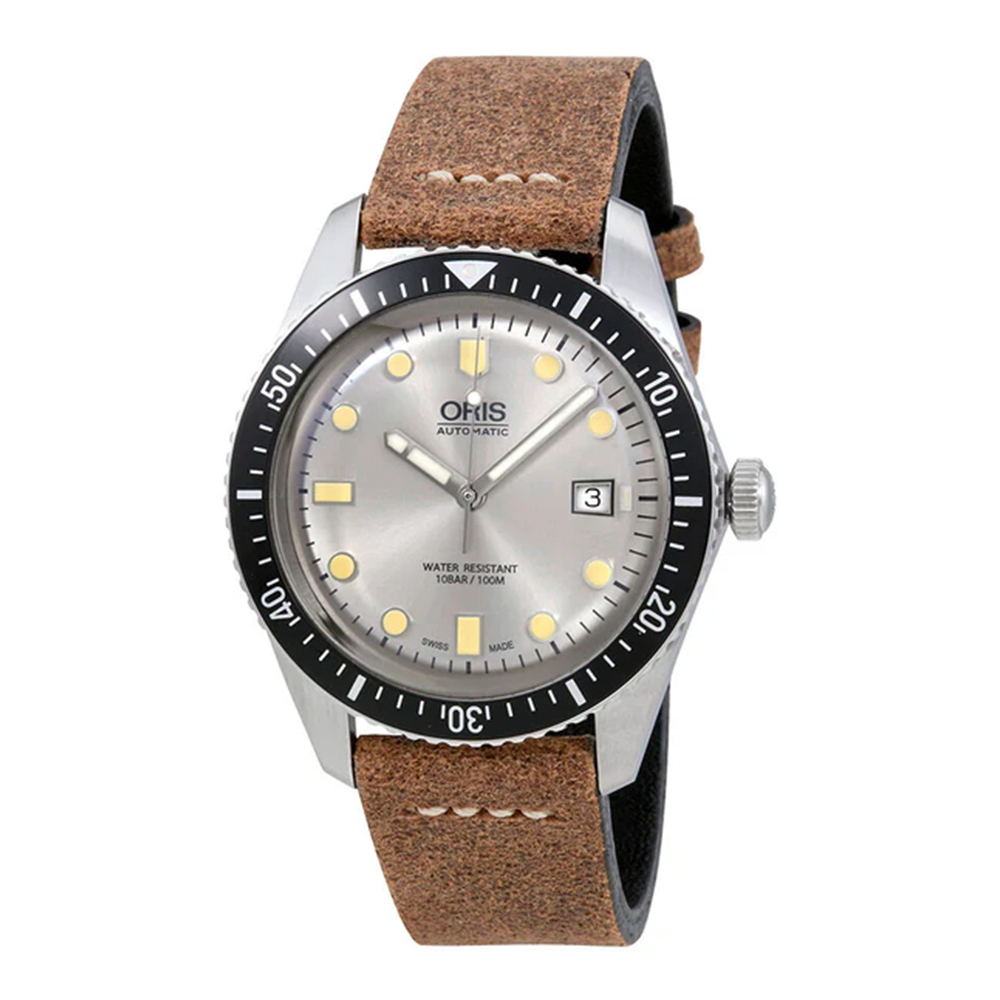 【ORIS 豪利時】01 733 7720 4051-07 5 21 02 日期顯示 單向旋轉錶圈 夜光 皮質錶帶 機械 手錶