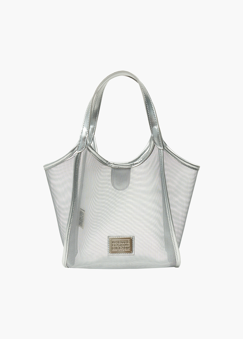 夏新作【MARITHE】CLASSIC LOGO SHEER MESH TOTE BAG CLASSIC LOGO SHEER MESH TOTE BAG black - MARITHÉ+FRANҪOIS