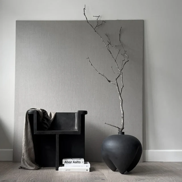 101CPH 相撲花瓶/大 咖啡色