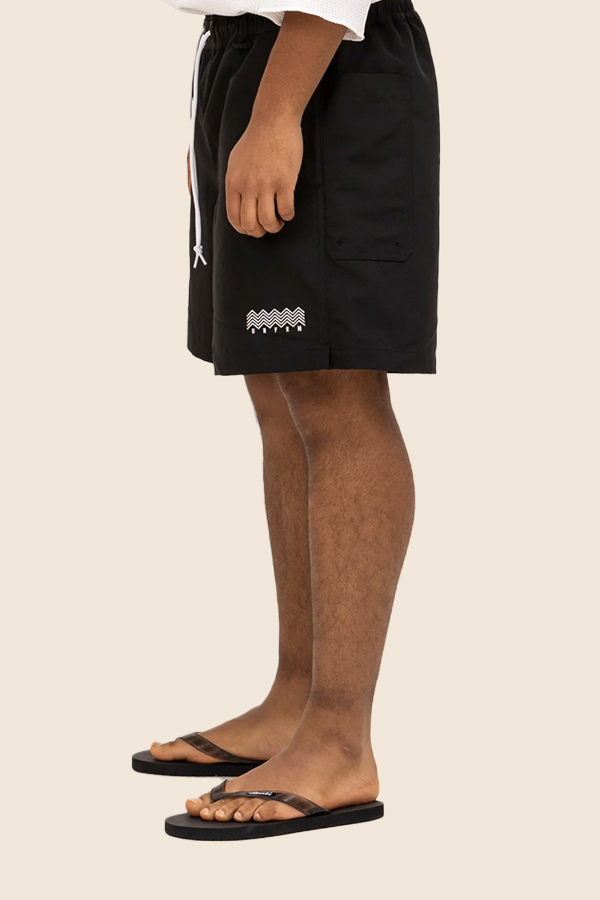 UNFRM - 2WAY GROSGRAIN 衝浪短褲（經典黑）