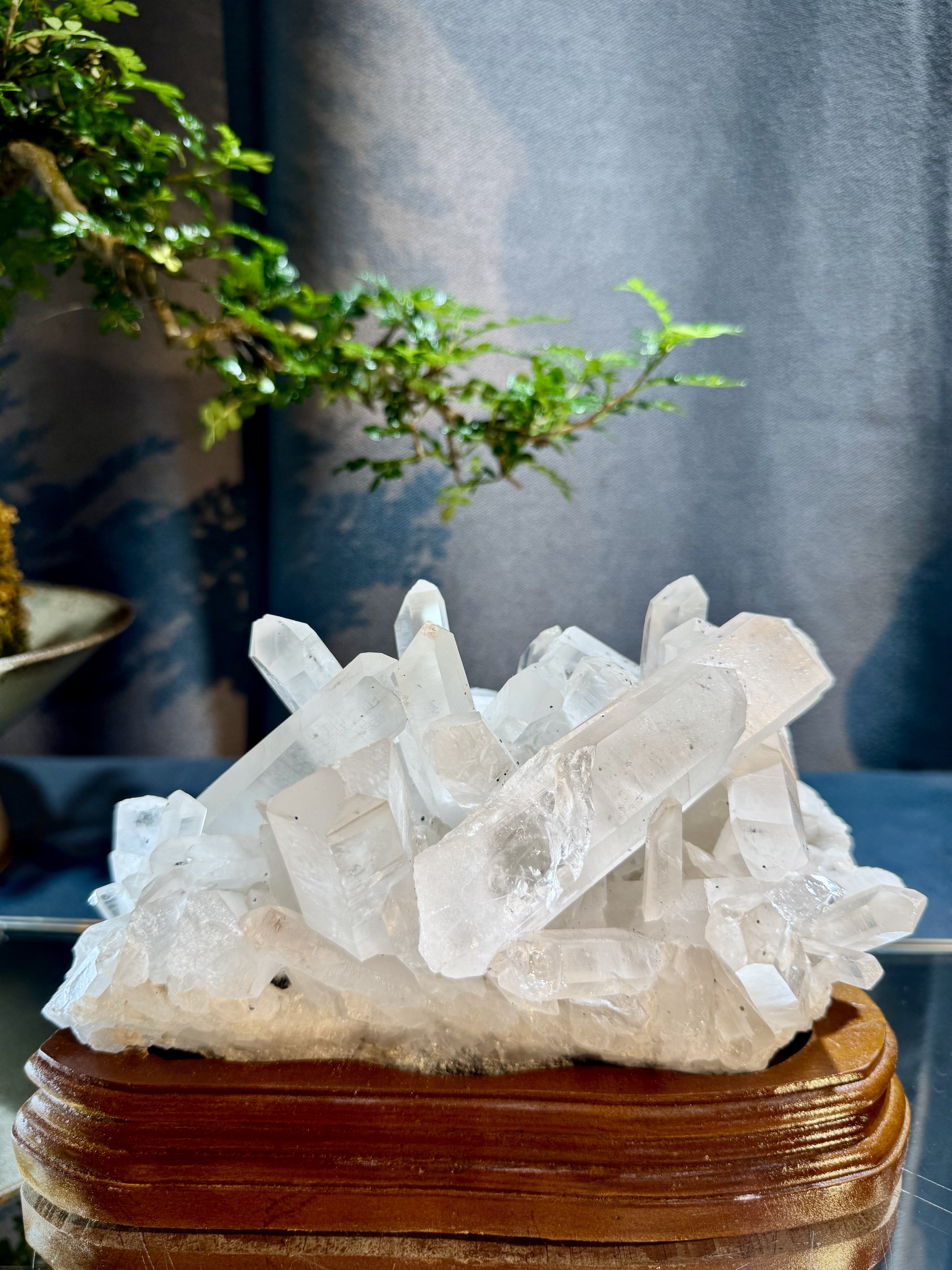 白水晶簇擺件 5515