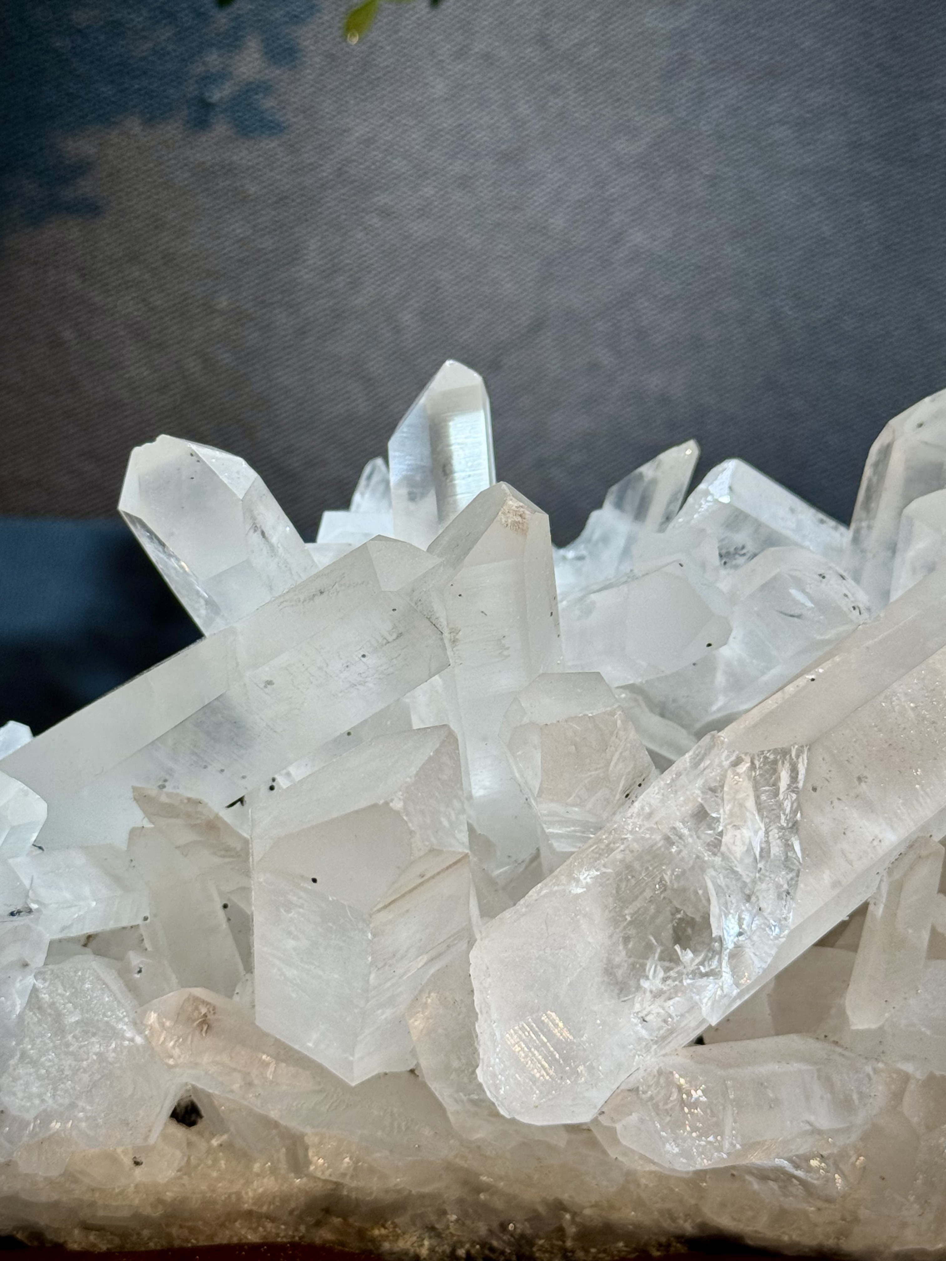 白水晶簇擺件 5515