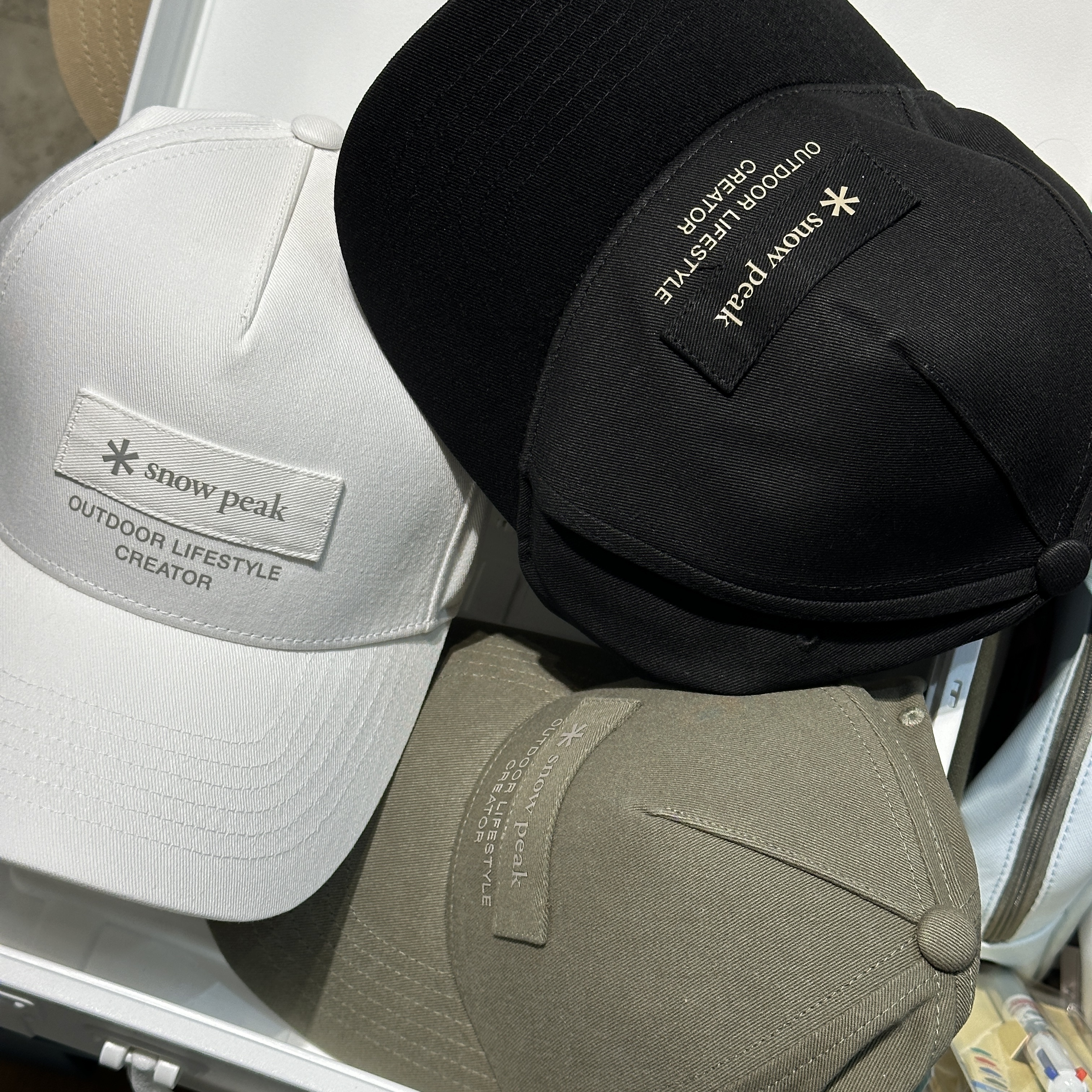 【現貨】snow peak Clend Base Ball Cap box 貼布box 老帽 棒球帽 S25SUFBC32