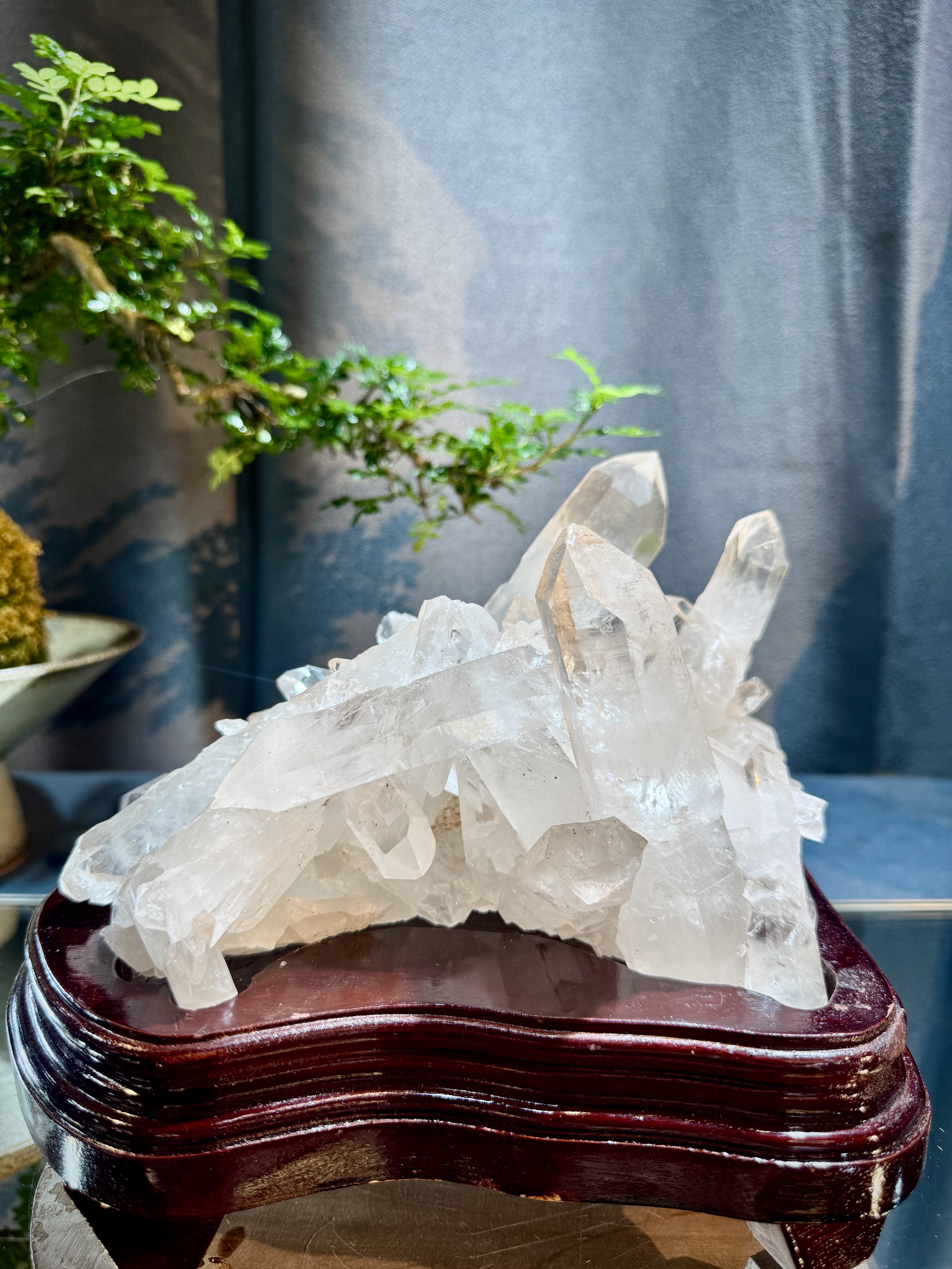 白水晶簇擺件 5516