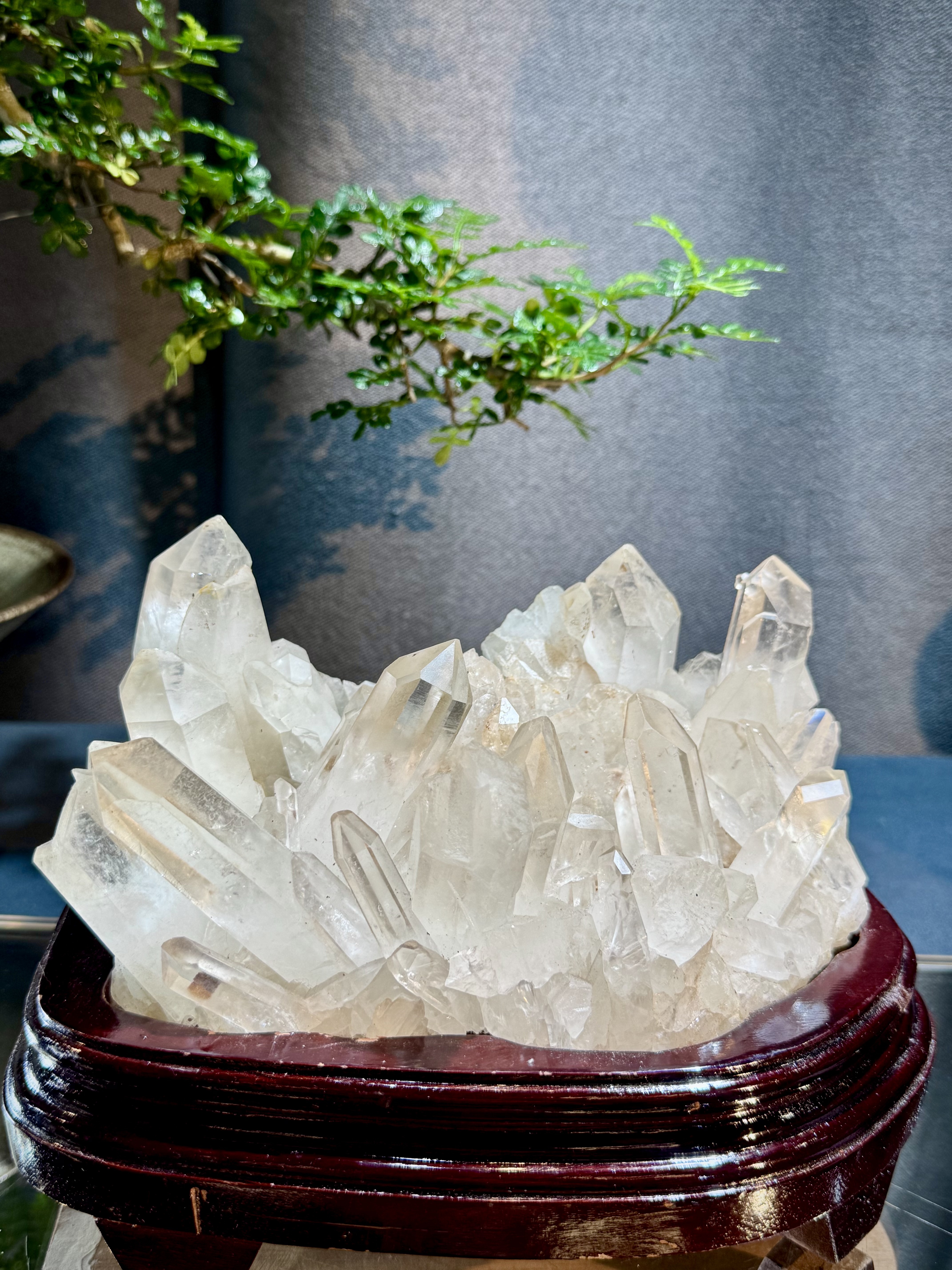 白水晶簇擺件 5517