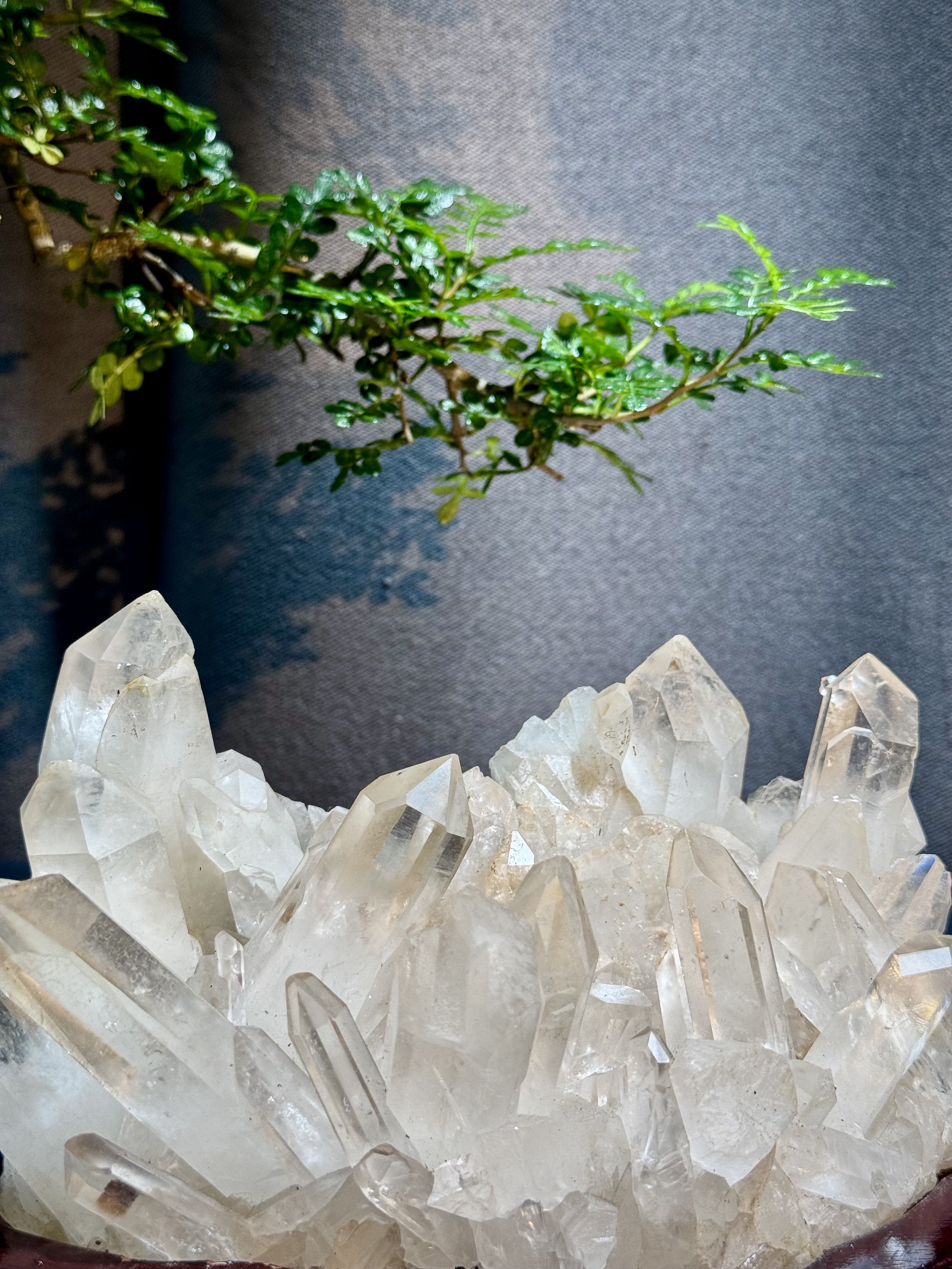 白水晶簇擺件 5517