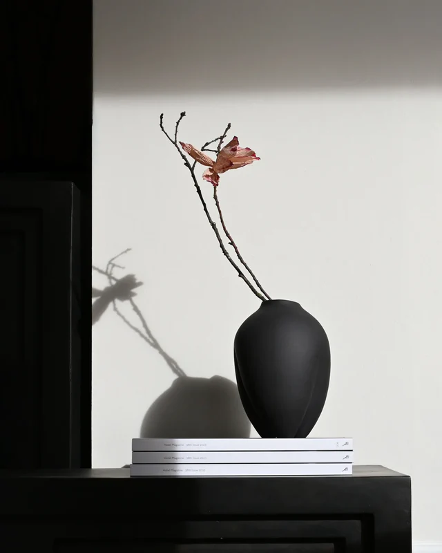 101CPH 相撲花瓶/細長小 咖啡色