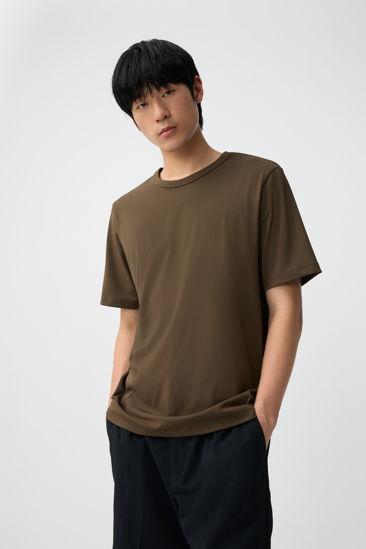 UNIM 短袖T-SHIRT 男（墨綠）