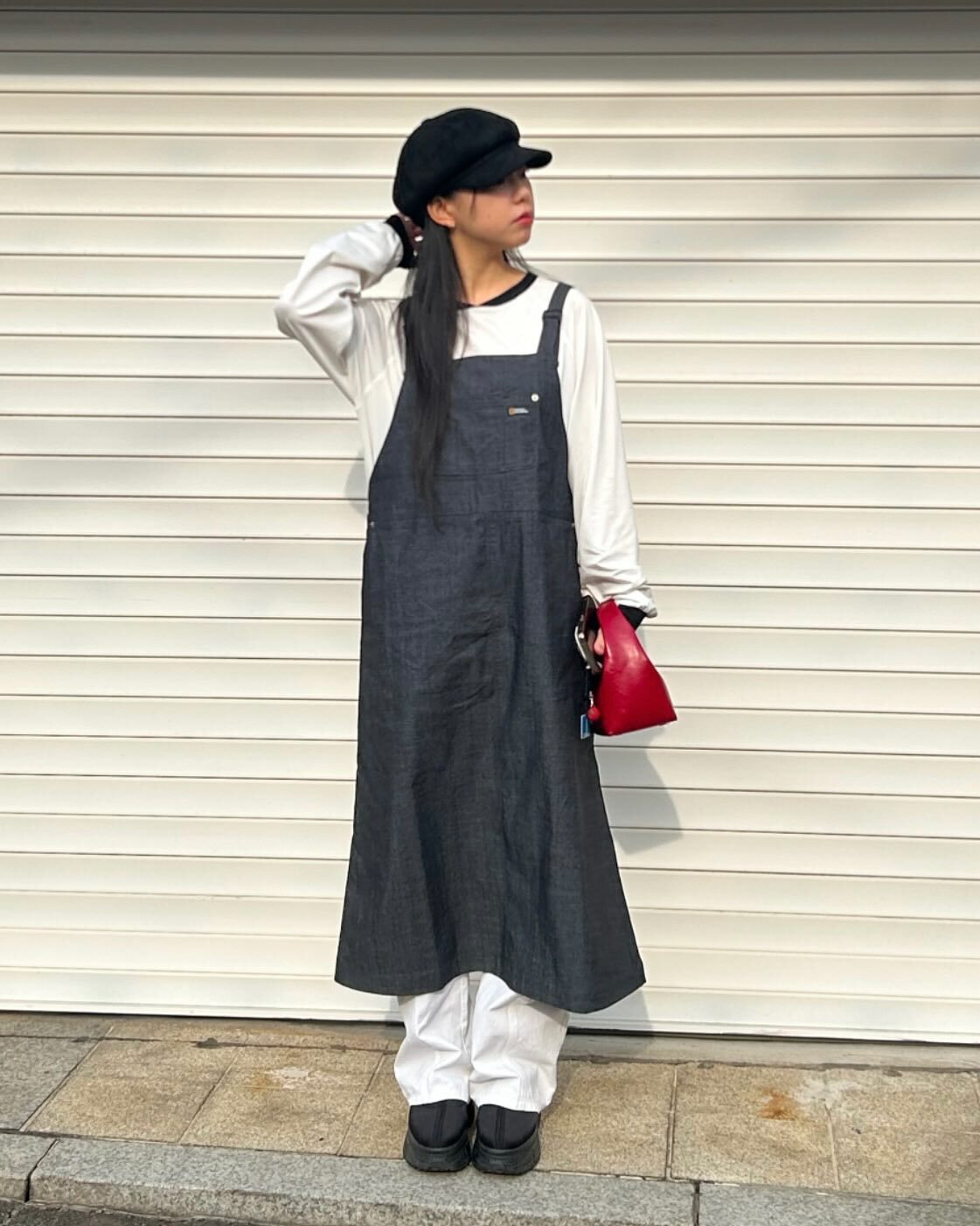 【代購】NATIONAL GEOGRAPHIC 國家地理 女 denim-like 單寧 連身 長裙 N251WOP910 / N251WOP010