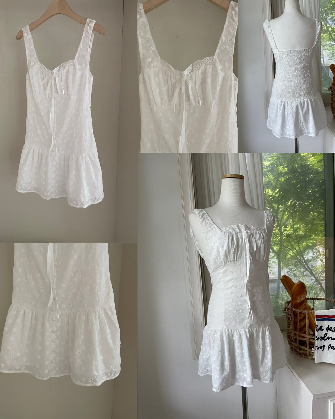 預 購 產 品 丨韓國女裝 - 韓國新款蕾絲花邊吊帶連身裙 Made In Korea ##3（ 預計兩星期後發貨 ）