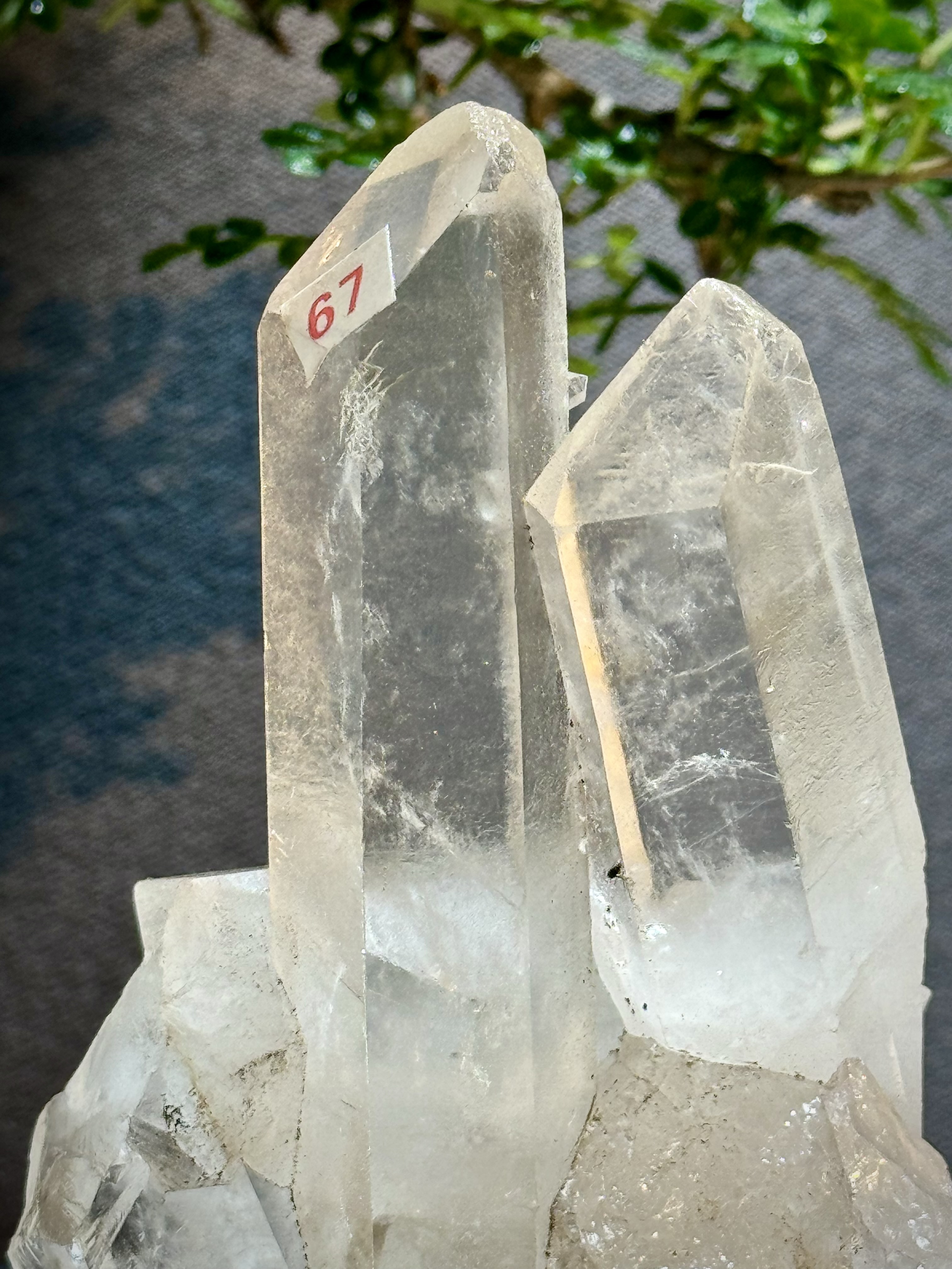 白水晶簇擺件 5520