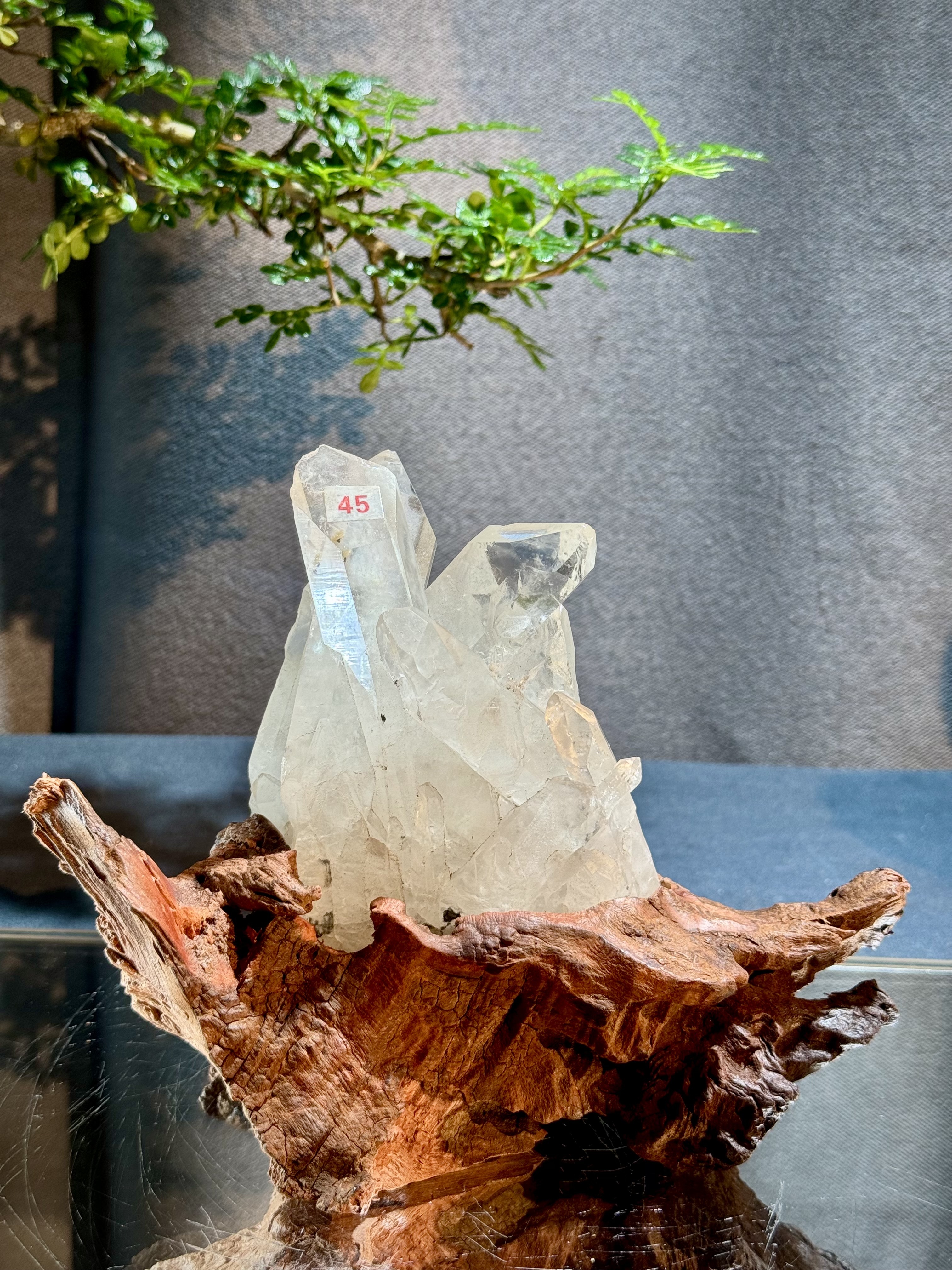 白水晶簇擺件 5526