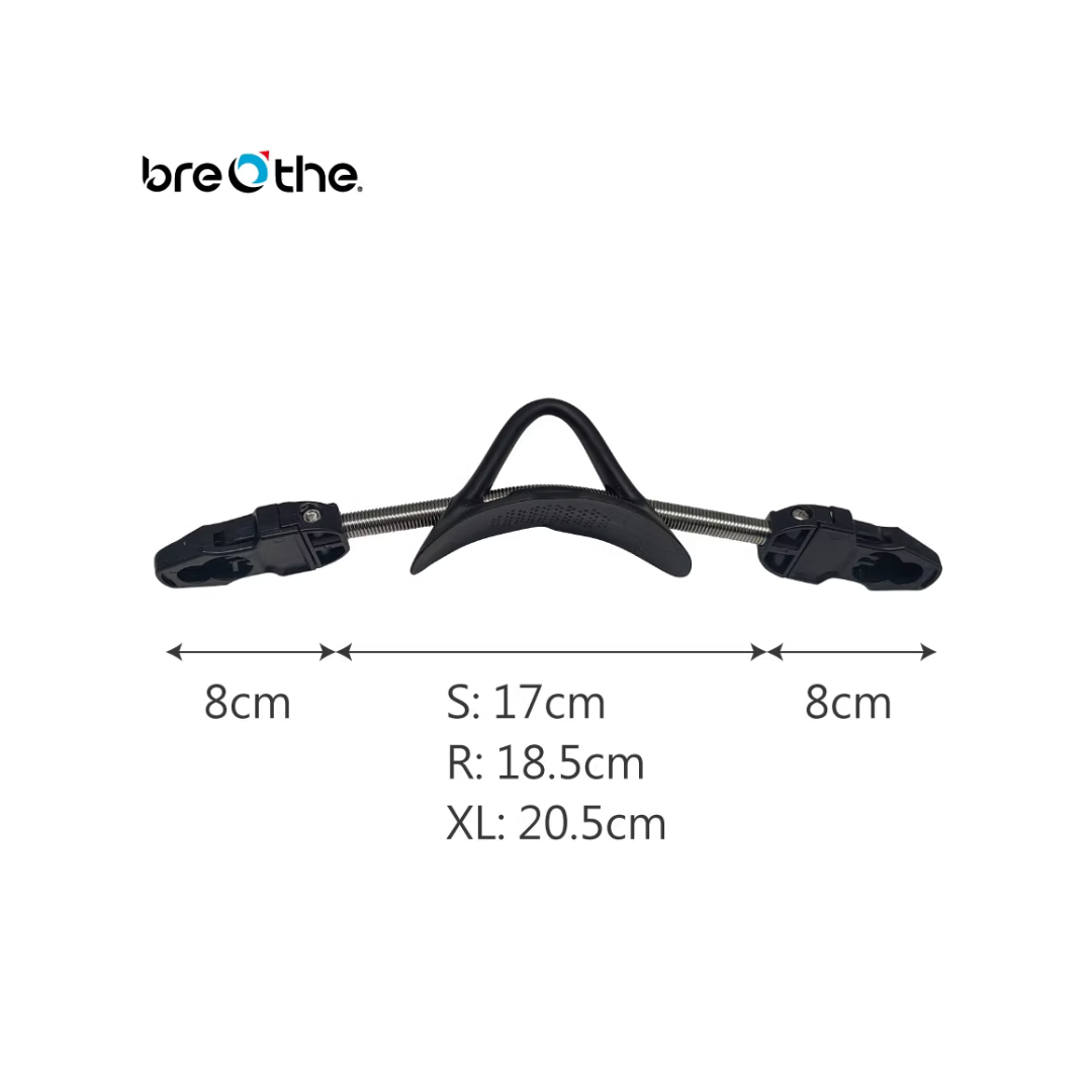 水呼吸breathe 不鏽鋼彈簧蛙鞋帶 37-DF-1