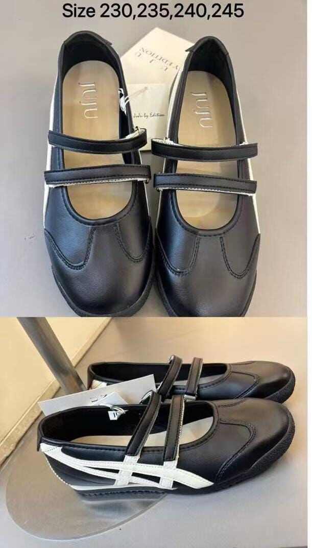 JU4301 牛皮Tiger款瑪麗珍鞋