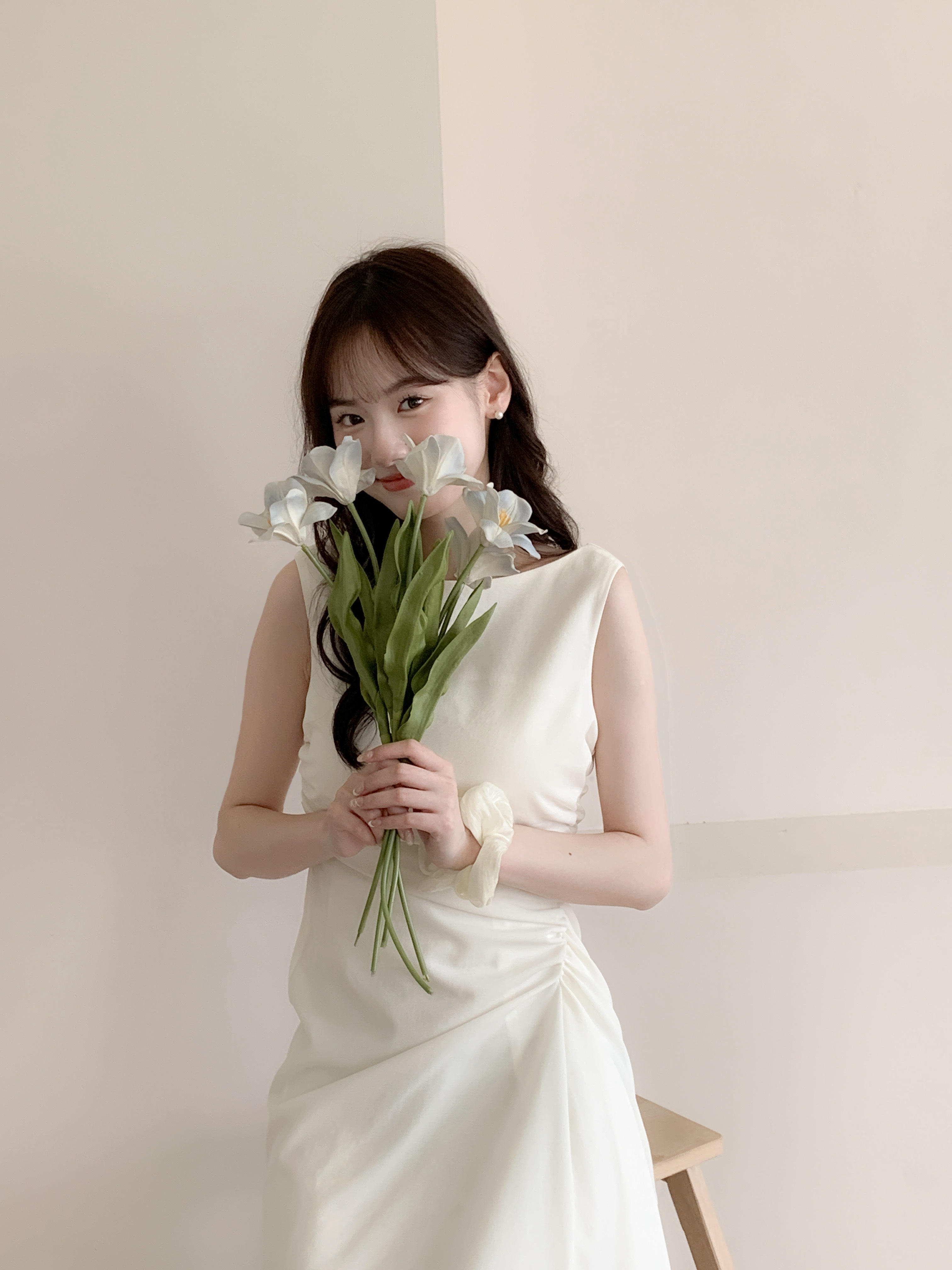 🚀當日出貨【🌸早春新品 】Rose amour晨光玫瑰仙女無袖洋裝 ( 2 colors )