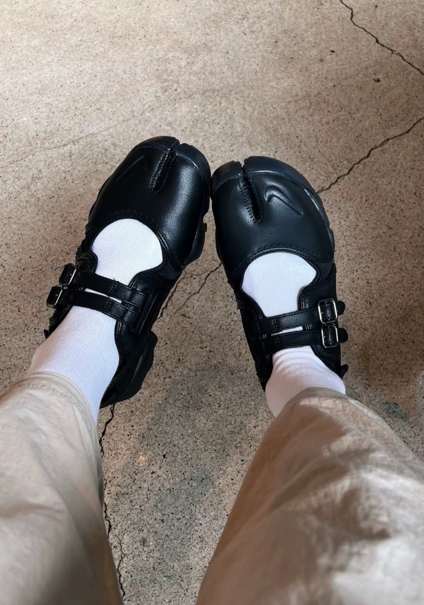 Nike Air Rift Breathe 黑色瑪麗珍休閒鞋 女款