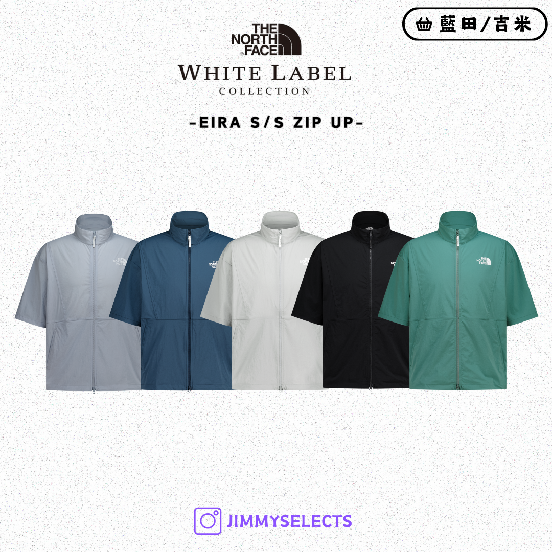 【代購】THE NORTH FACE 北臉 白標 EIRA S/S ZIP UP 拉鍊 短袖 NT7KR01