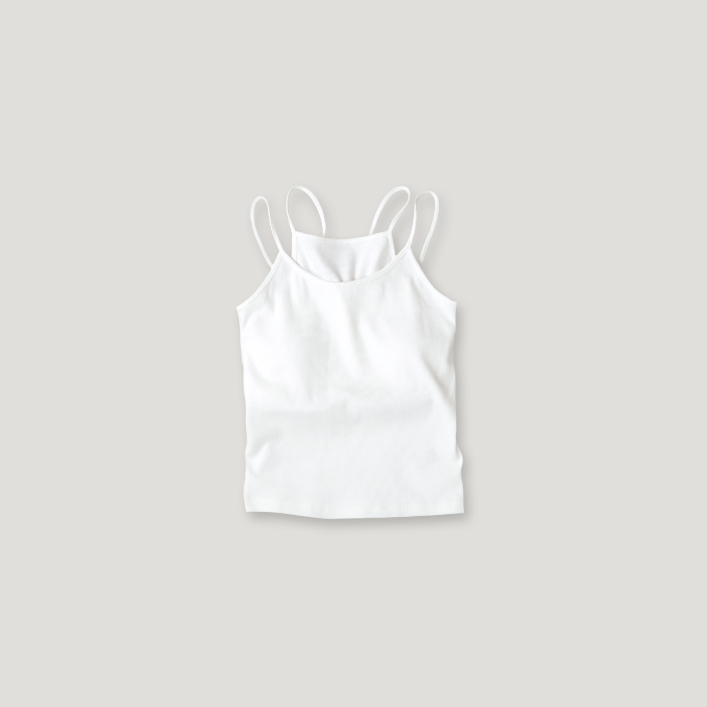 J.P.L. 細帶羅紋層疊 Bra Top ╭ 4色 ╮