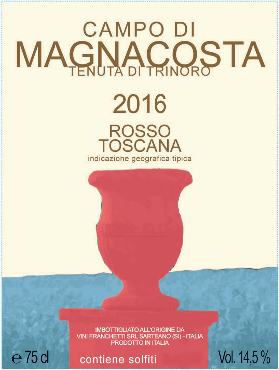 Tenuta di Trinoro Campo di Magnacosta 2016 (RP96)
