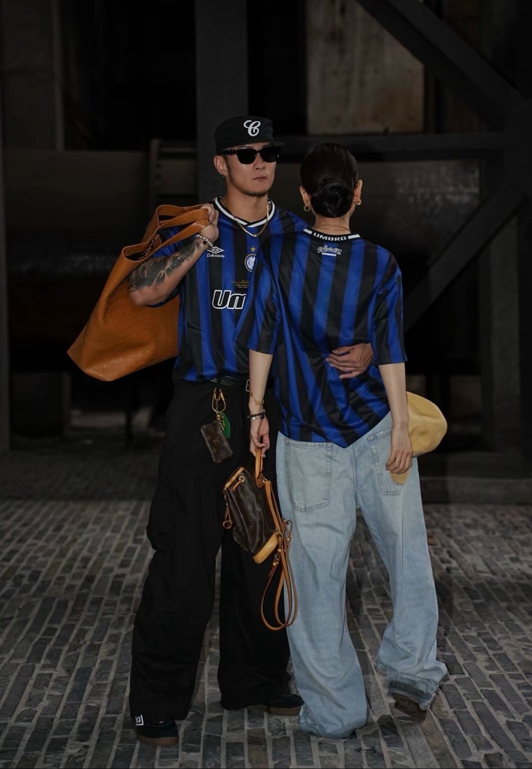 【代購】UMBRO 茵寶 x D-Antidote 聯名 ⚽ 復古國米風格短袖Tee（海浪藍）