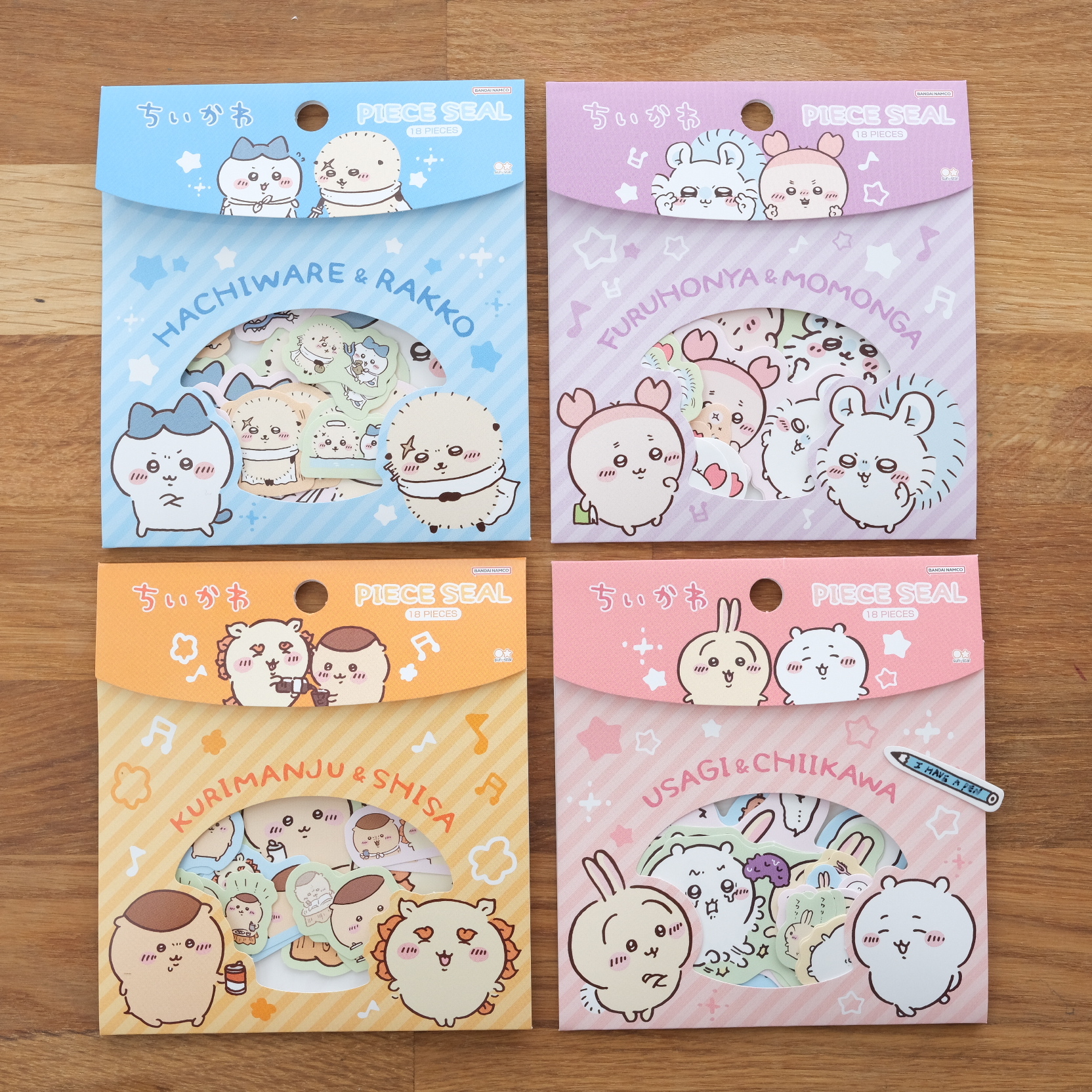 吉伊卡哇 造型貼紙包 4種款式｜SUN-STAR 日本