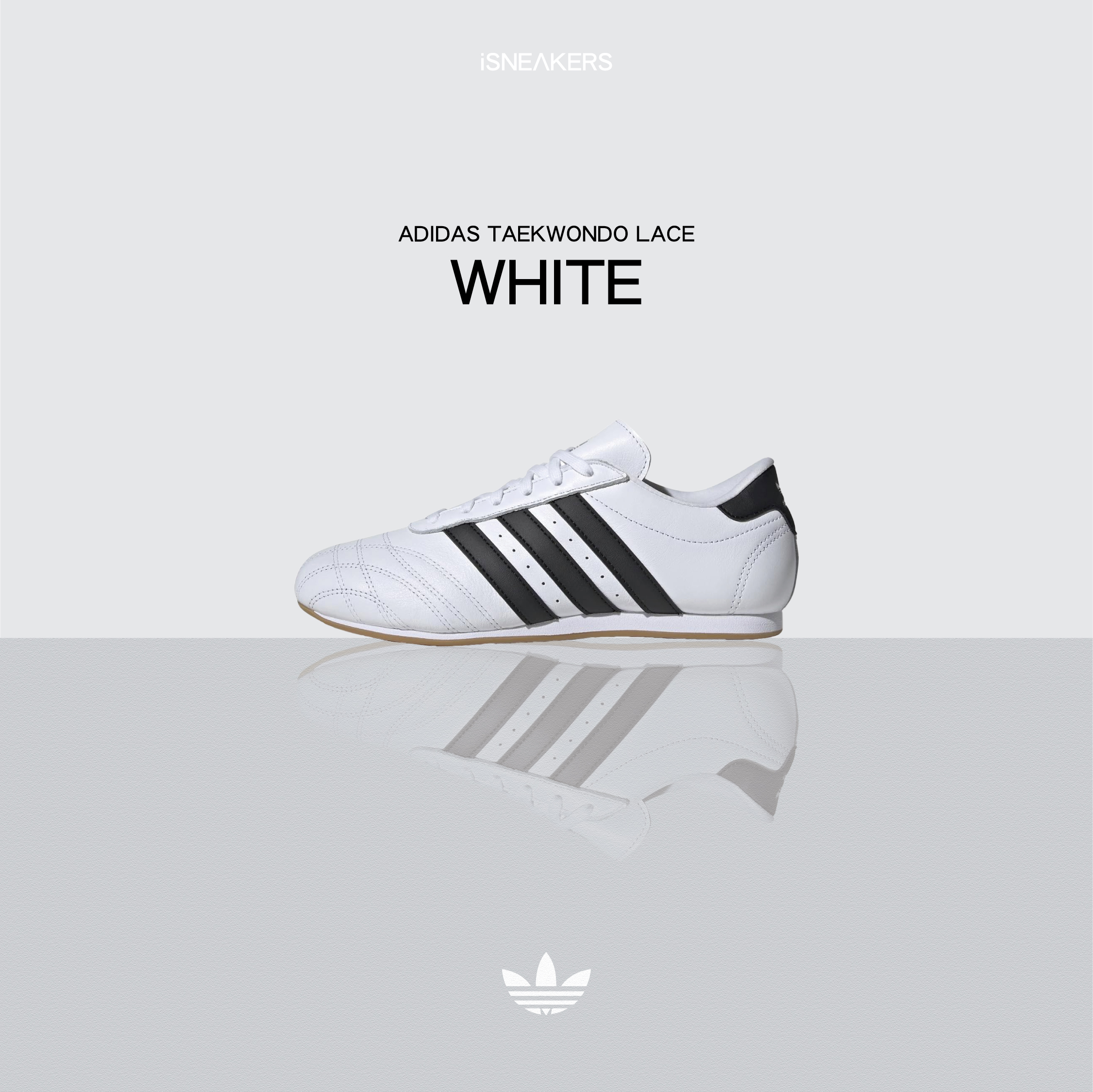 iSNEAKERS｜Adidas Taekwondo Lace "White" 白色足球鞋 JS1194