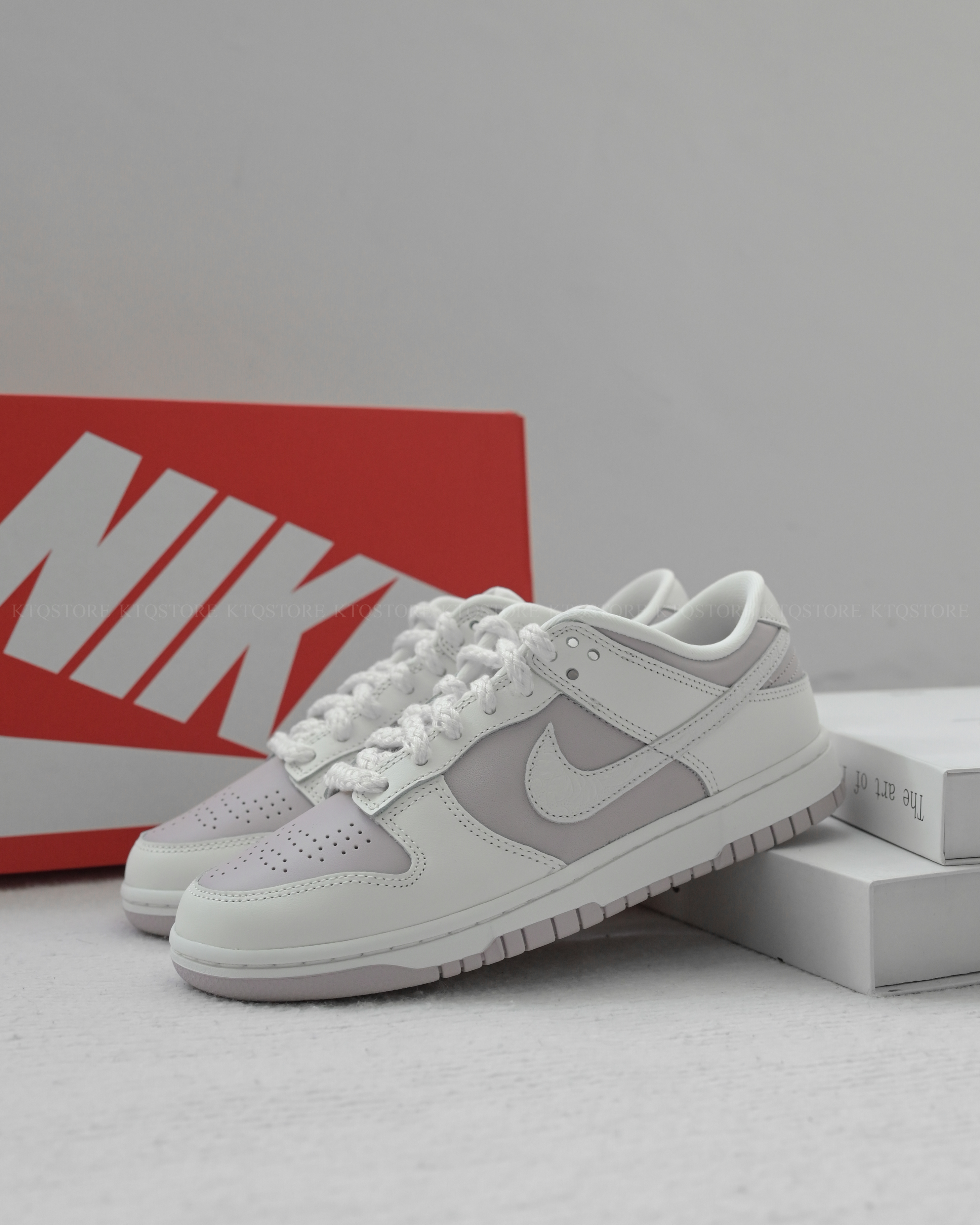 KTQ STORE ‧ Nike Dunk Low Needlework 浮雕 麻繩 香芋紫 IH0639-011