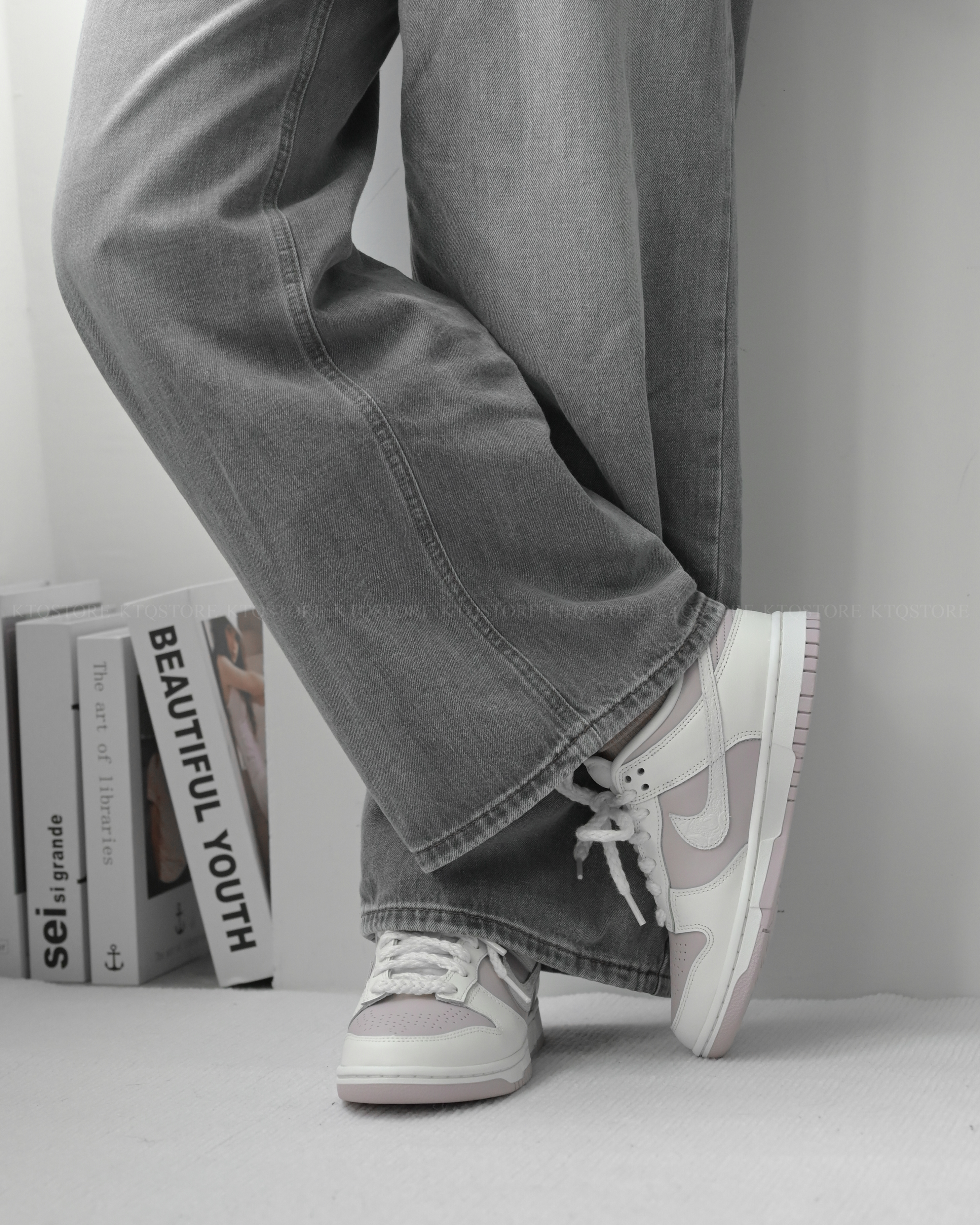 KTQ STORE ‧ Nike Dunk Low Needlework 浮雕 麻繩 香芋紫 IH0639-011