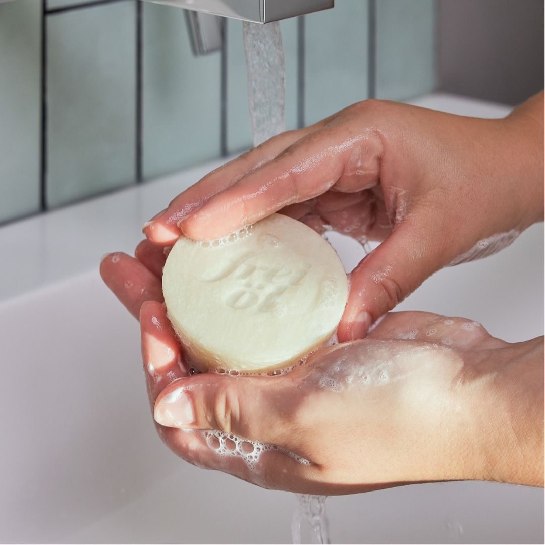 frei öl MED pH 5.5 潔面潔膚皂 90g (身體、面部及頭髮適用)