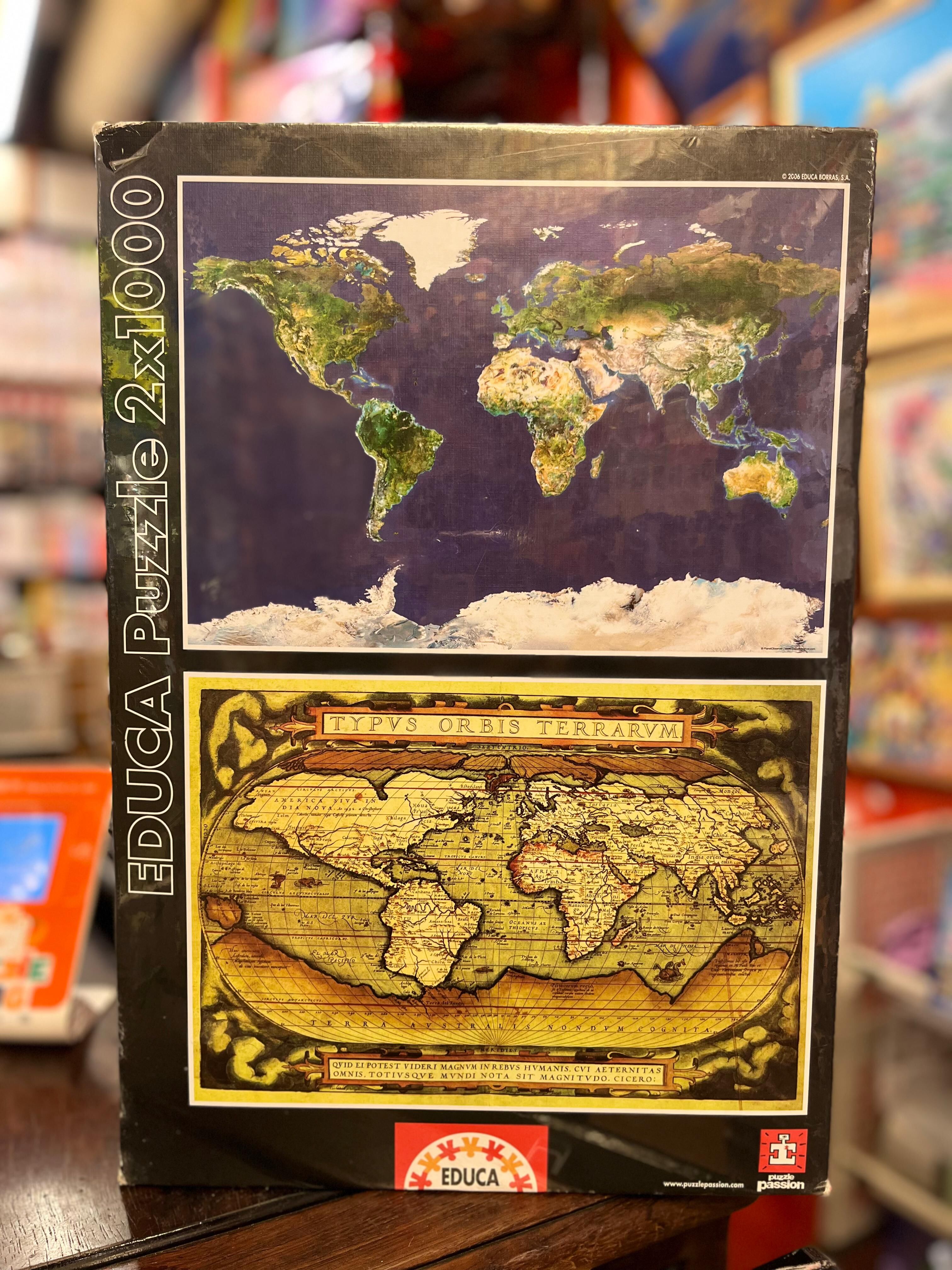 世界（一盒兩圖）