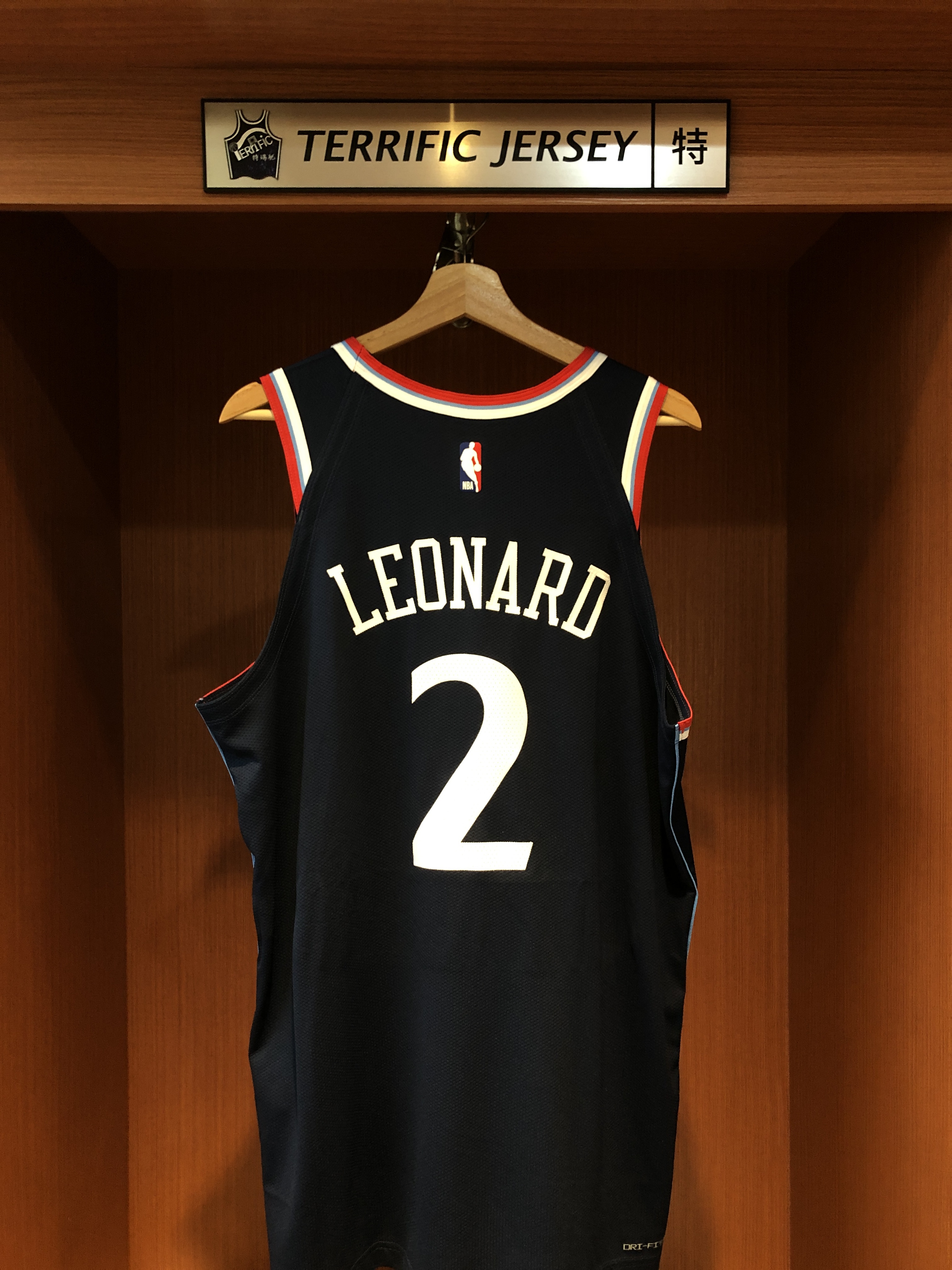 NBA球衣 Kawhi Leonard 洛杉磯快艇深藍 Icon Nike Authentic 球員版 電繡 全新