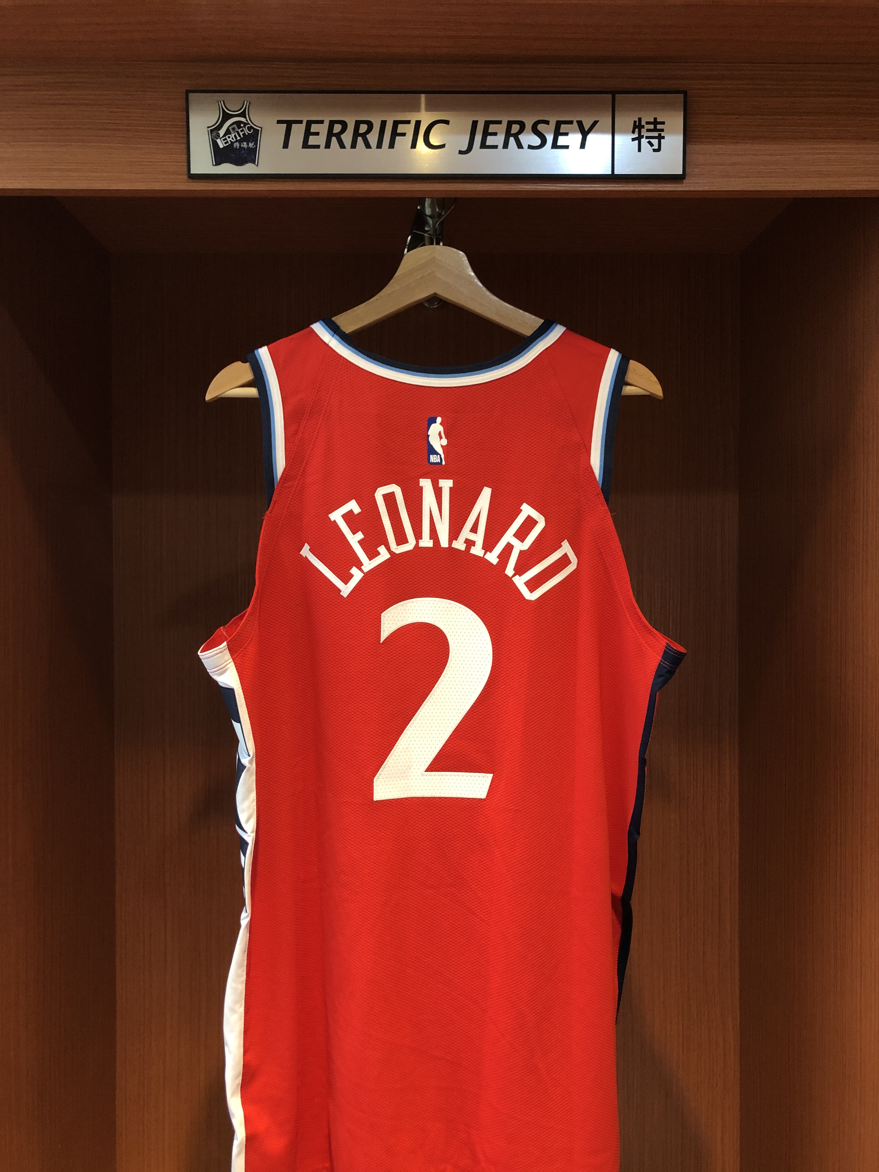 NBA球衣 Kawhi Leonard 洛杉磯快艇紅 Statement Jordan Authentic 球員版 電繡 全新