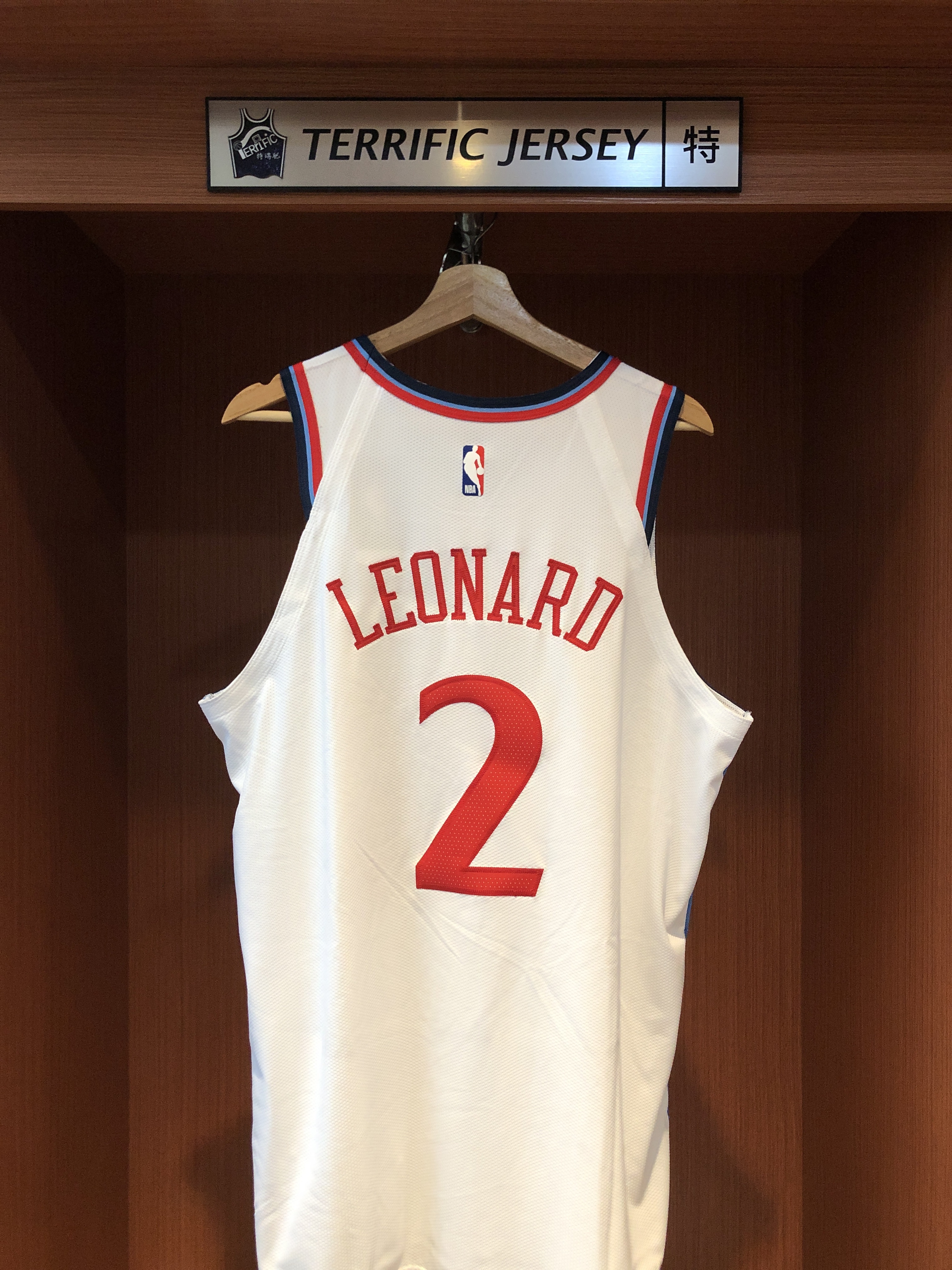 NBA球衣 Kawhi Leonard 洛杉磯快艇白 Association Nike Authentic 球員版 電繡 全新