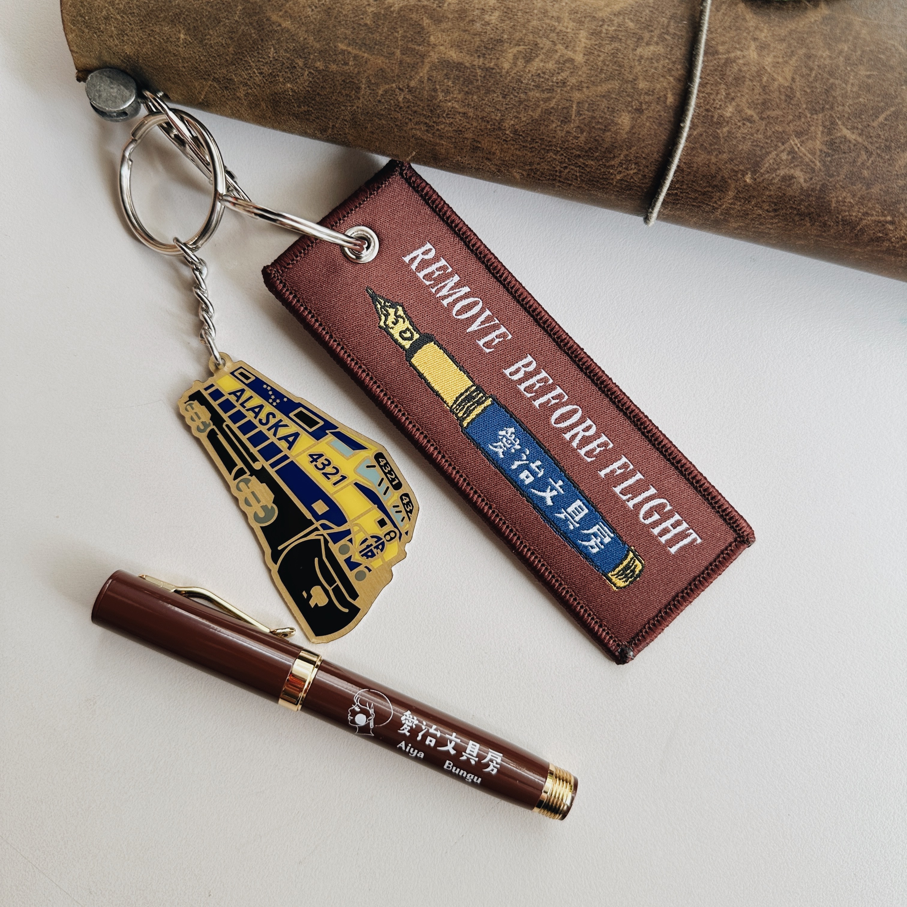 愛治文具房 老派復古短鋼筆 棕色 10週年新色