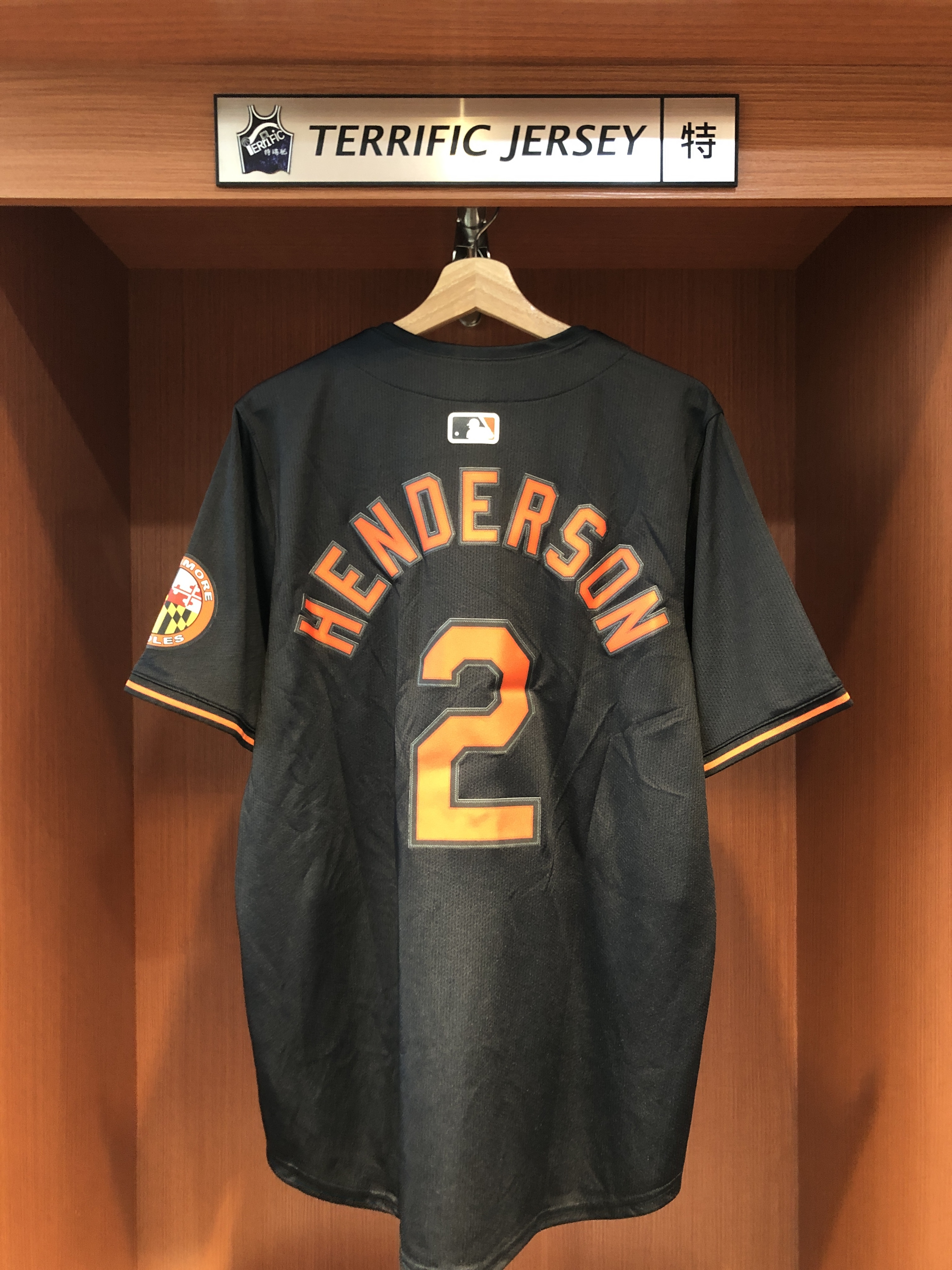 MLB球衣 Gunnar Henderson 巴爾的摩金鶯黑 Nike Limited Player Name Jersey 球迷版 熱轉印 全新