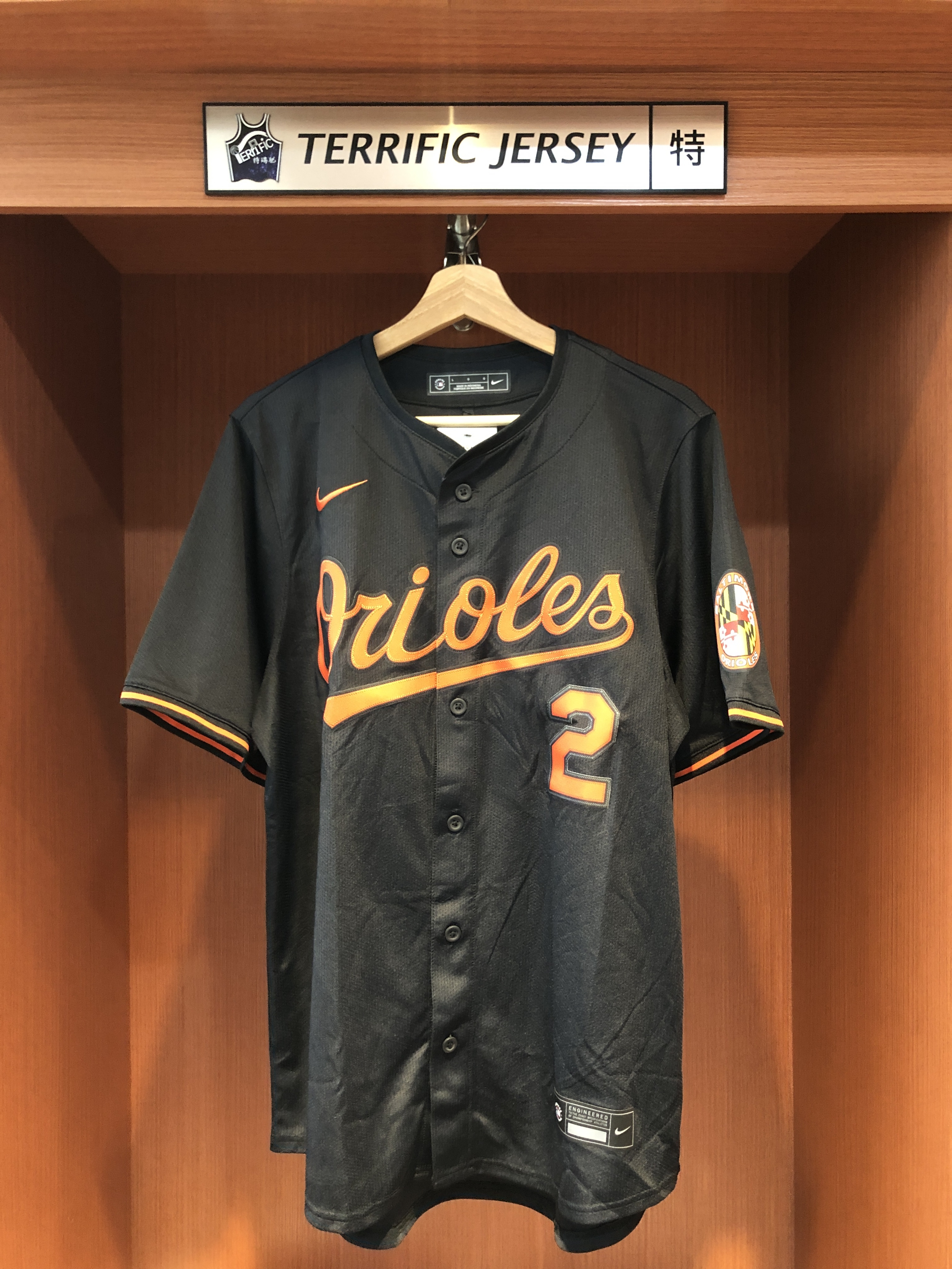 MLB球衣 Gunnar Henderson 巴爾的摩金鶯黑 Nike Limited Player Name Jersey 球迷版 熱轉印 全新