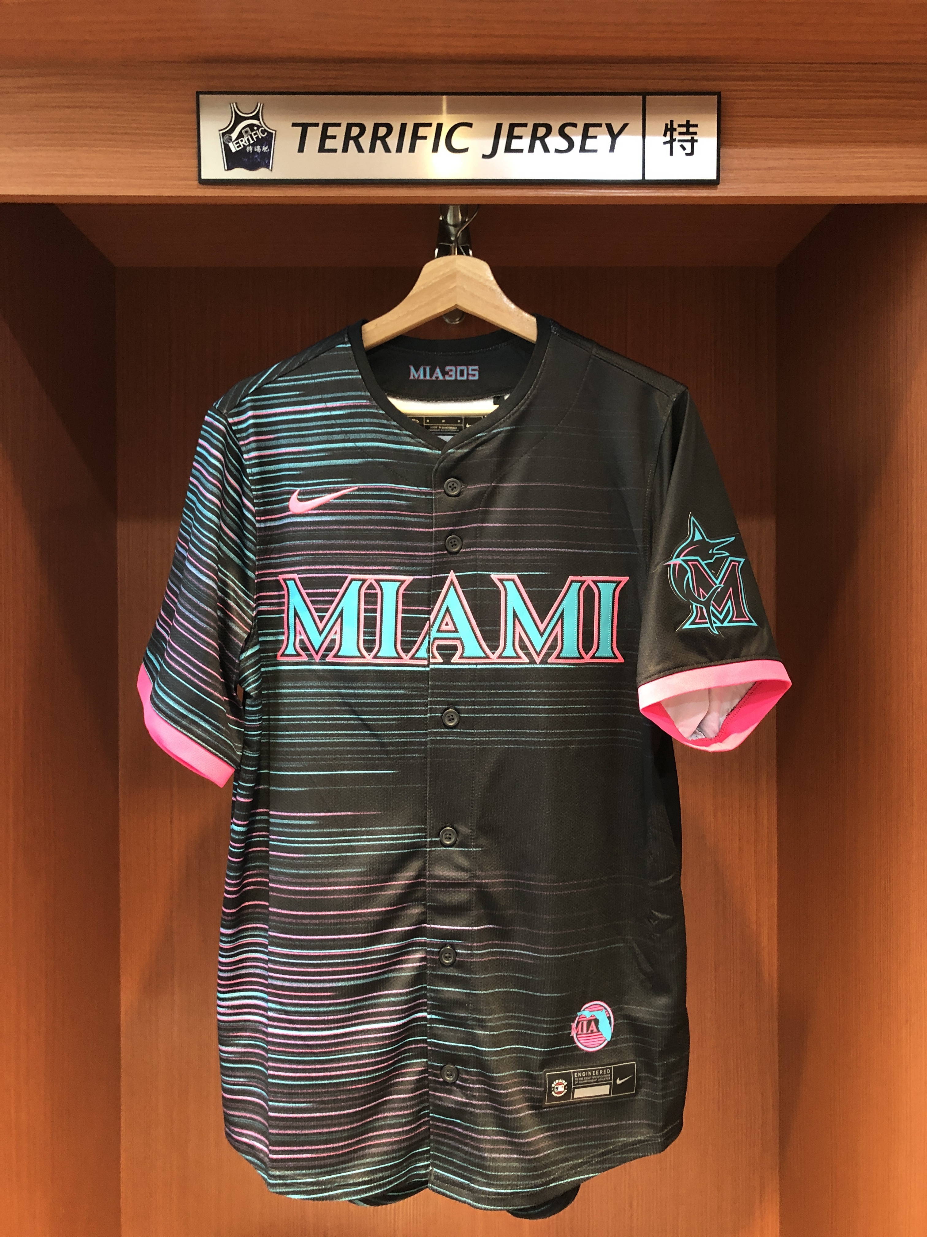 MLB球衣 Miami Marlins 邁阿密馬林魚城市 空白球衣 Nike Limited Jersey 球迷版 熱轉印 全新