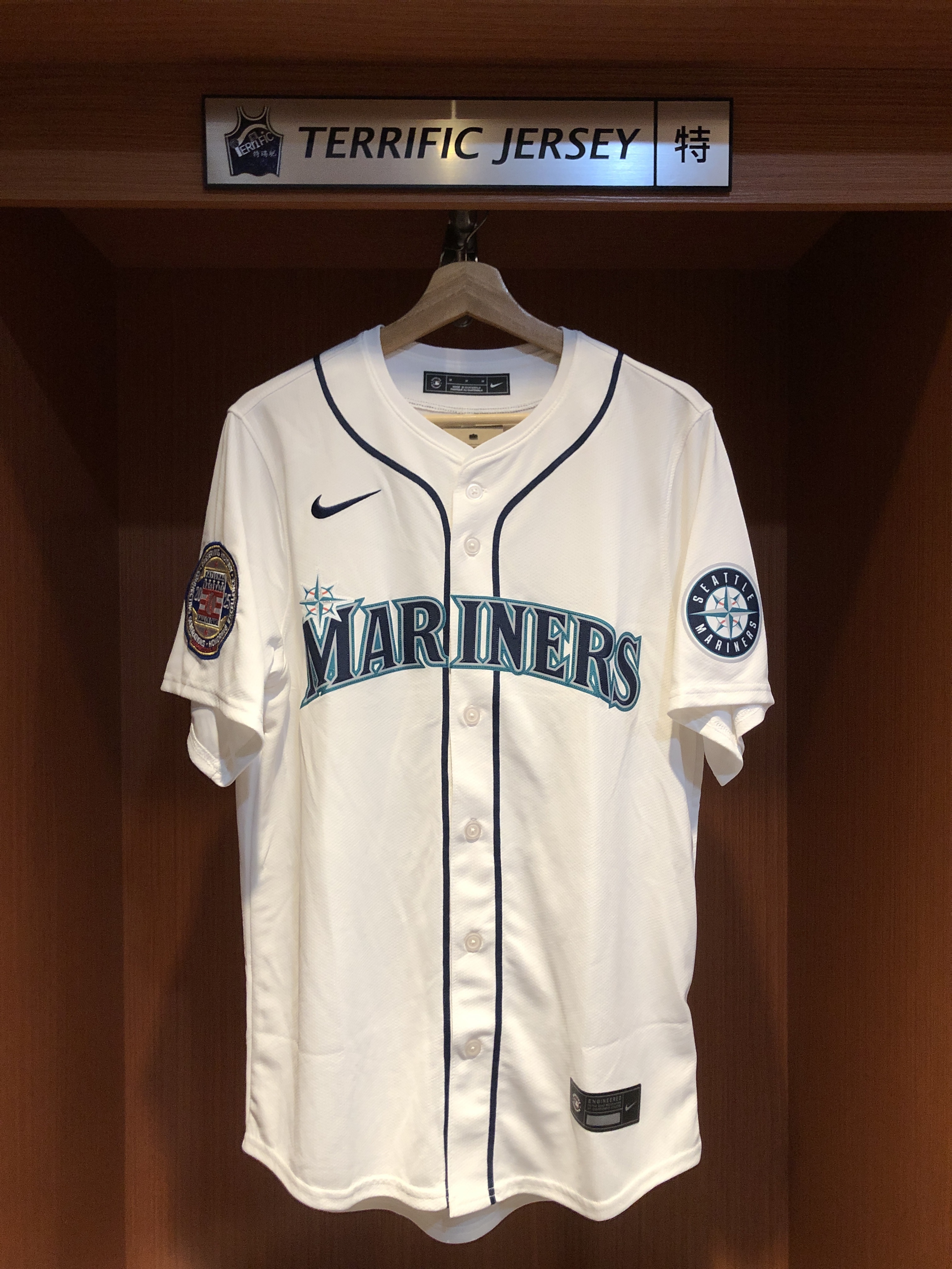 MLB球衣 Ichiro Suzuki 西雅圖水手白 名人堂 Nike Limited Player Name Jersey 球迷版 熱轉印 全新