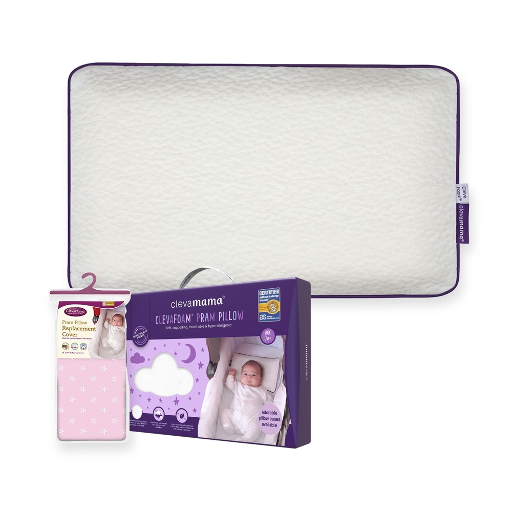 ClevaMama 防扁頭推車枕 (0個月以上適用)