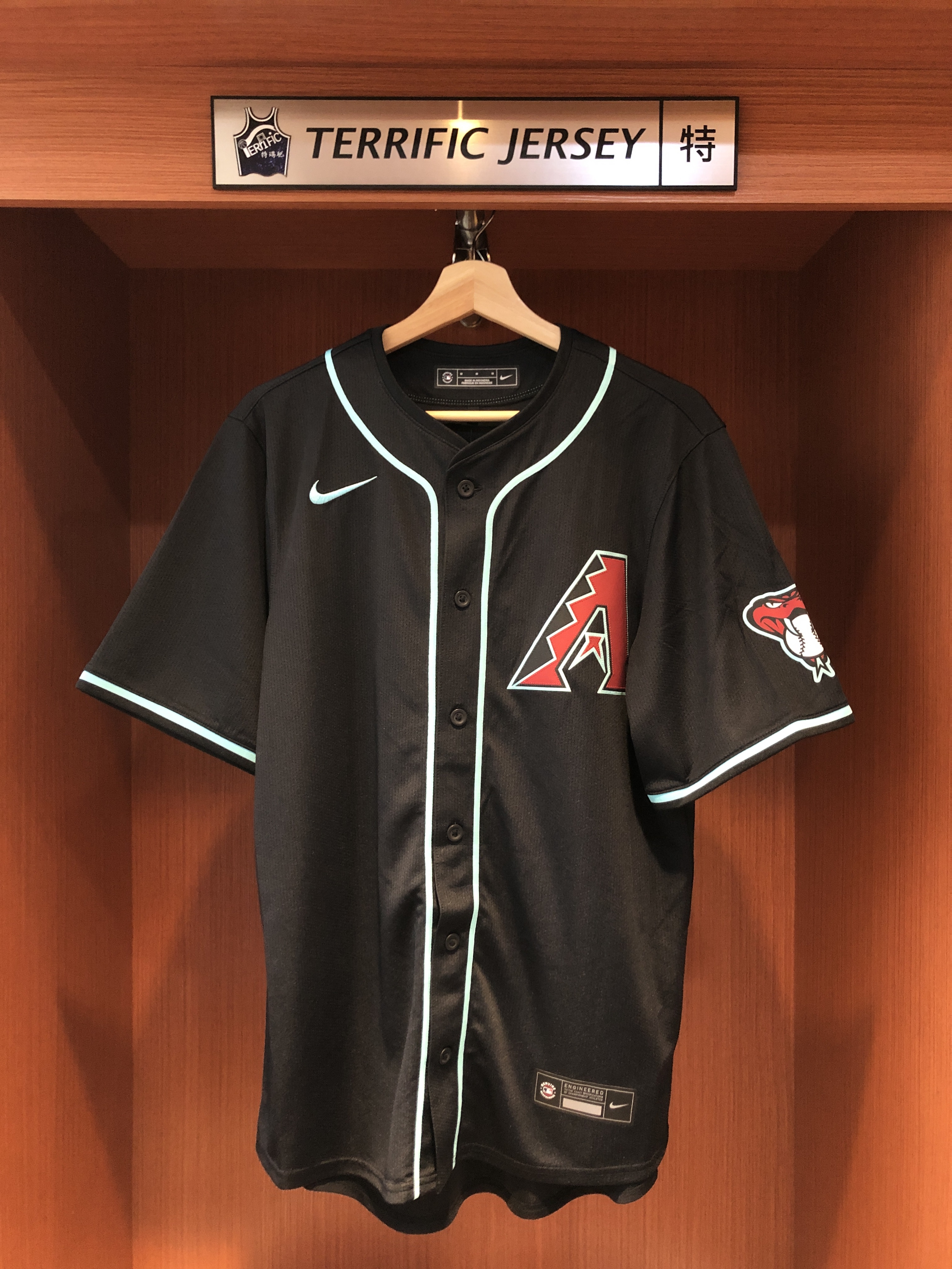 MLB球衣 Corbin Carroll 亞利桑那響尾蛇黑 Nike Limited Player Name Jersey 球迷版 熱轉印 全新