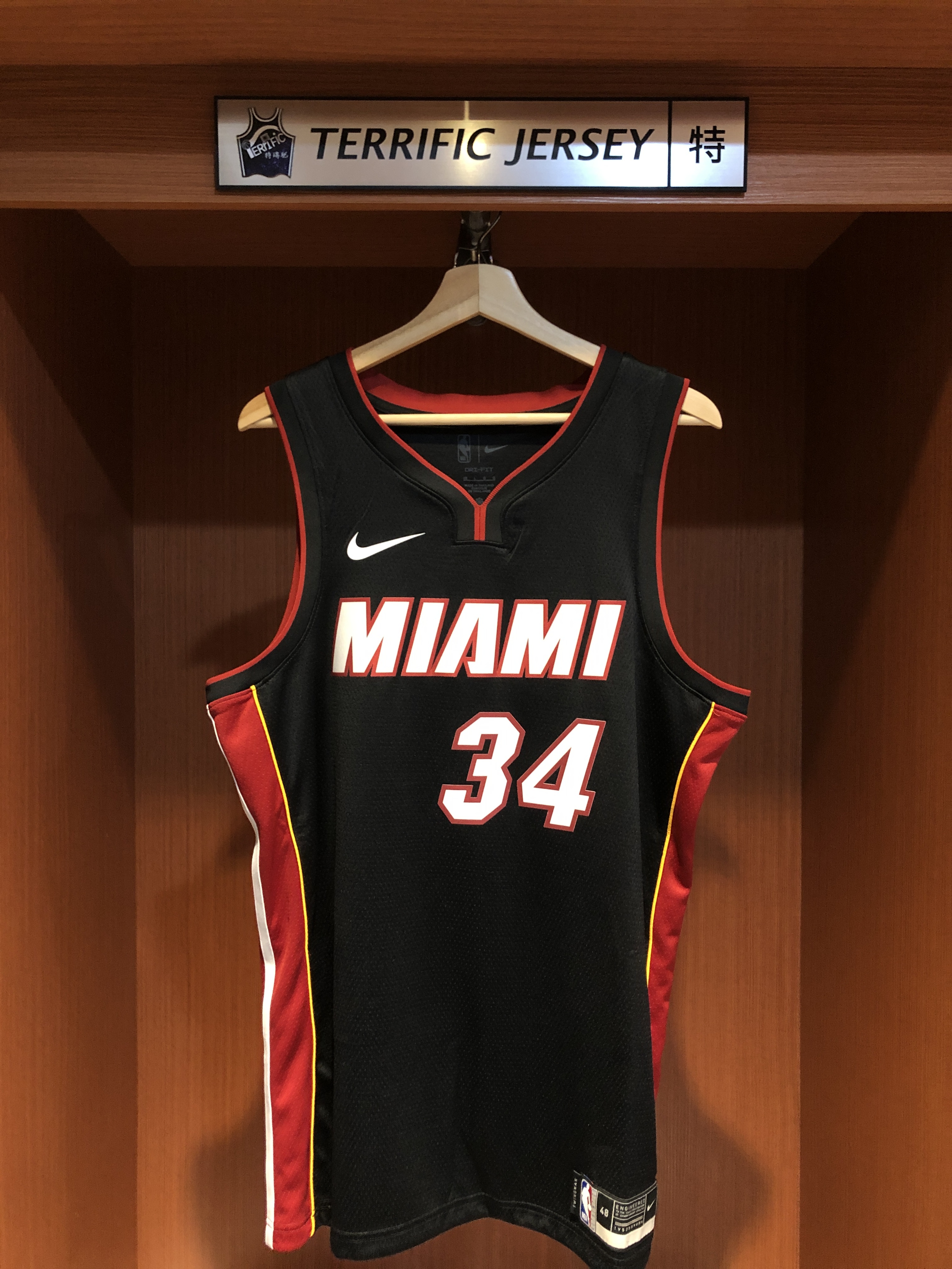 NBA球衣 Ray Allen 邁阿密熱火黑 Icon Nike Swingman 球迷版 熱轉印 全新