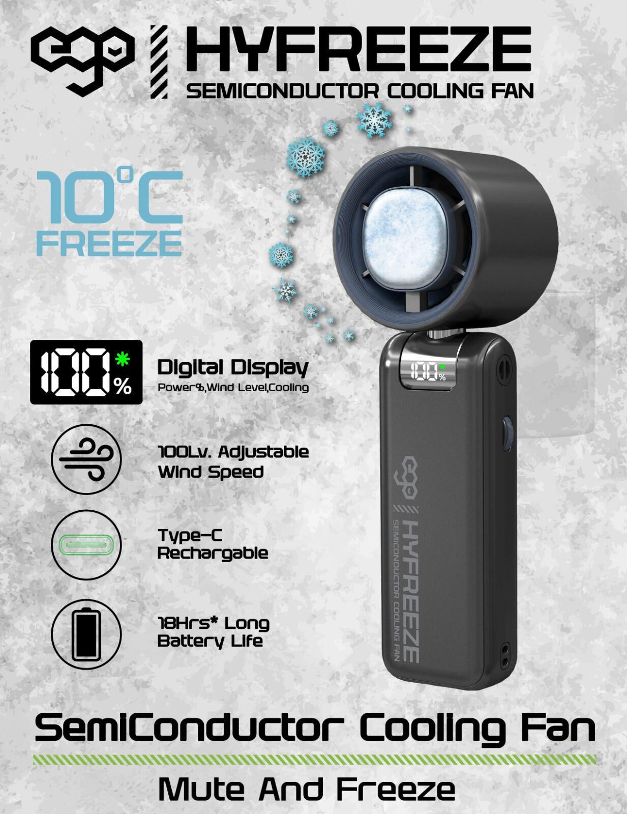 EGO HyFreeze 半導體制冷風扇