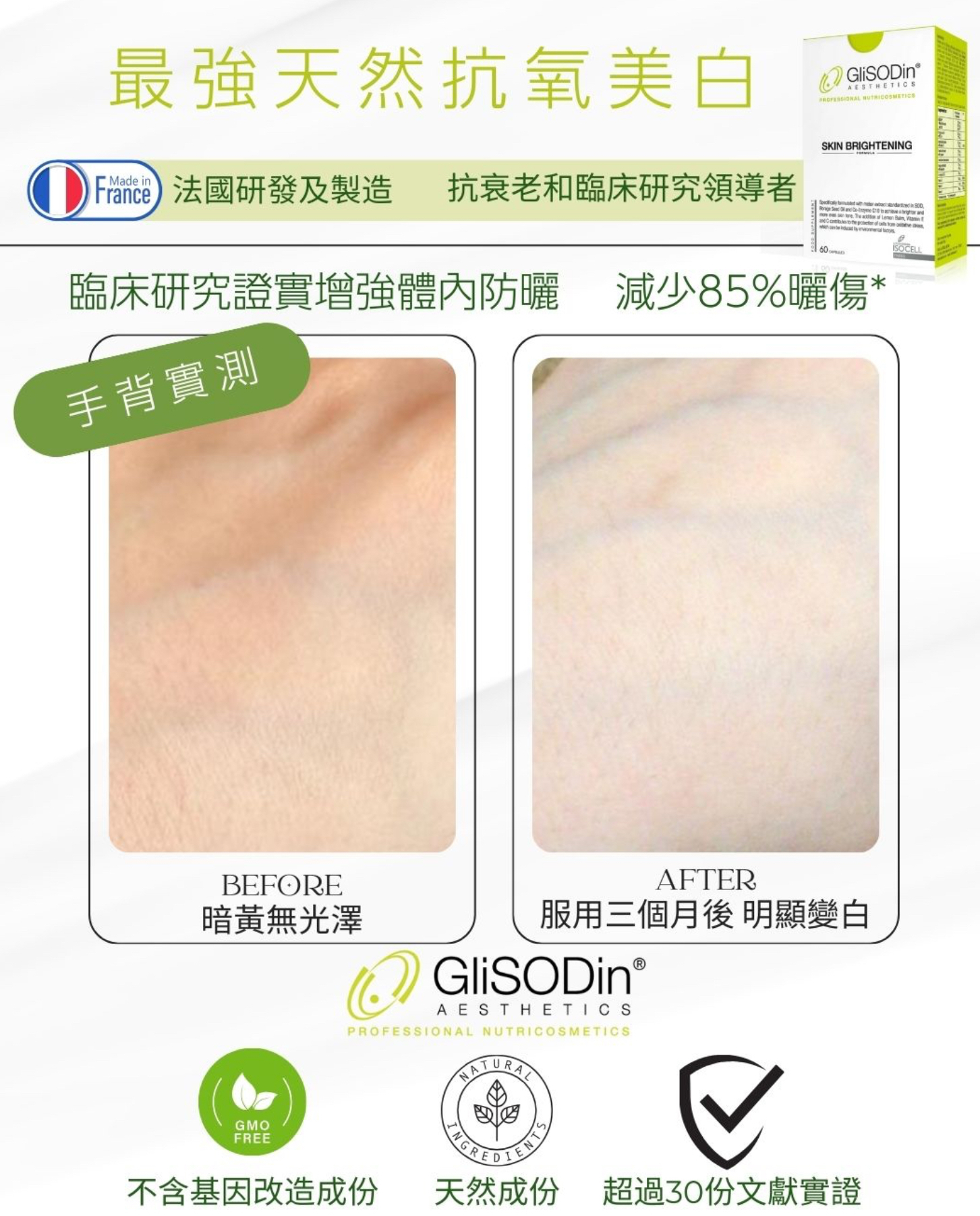 GliSODin® Skin Brightening 多肌能美白（60粒）