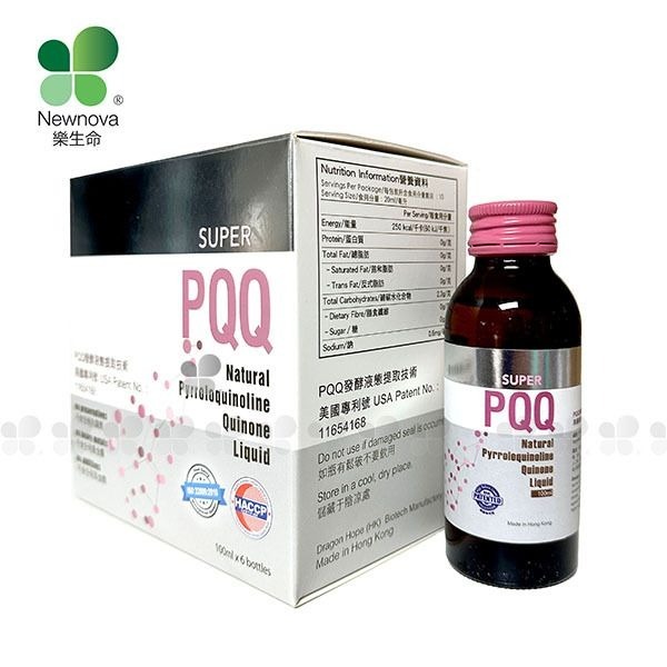 Super PQQ 樂生命 天然吡咯喹啉醌液體(一盒六支)【正品】Super PQQ 發酵液態提取 無不適用人群，大人小孩、老人及健康人群皆可飲