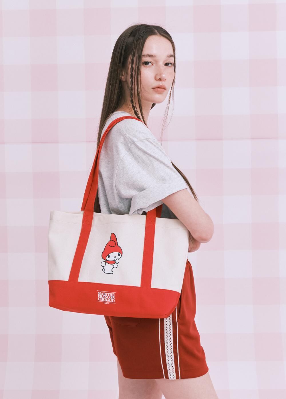 【MARITHE FRANCOIS GIRBAUD】 MARITHE×マイメロ CANVAS BAG MY MELODY - MARITHÉ+FRANҪOIS GIRBAUD