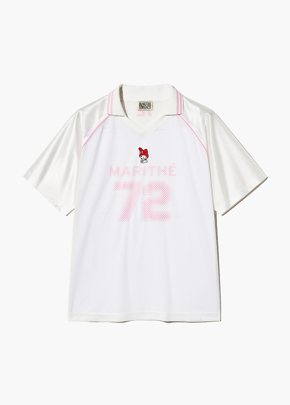 MARITHE★MARITHE X MY MELODY W OVER FIT TEE MARITHE X MY MELODY W MESH OVER FIT TEE | WY Store