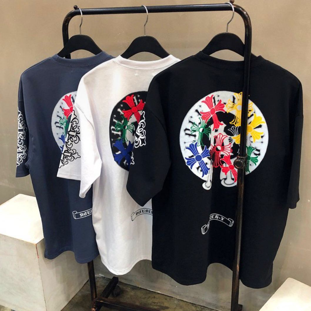 英文字圖案短袖Tee Double-B-013T