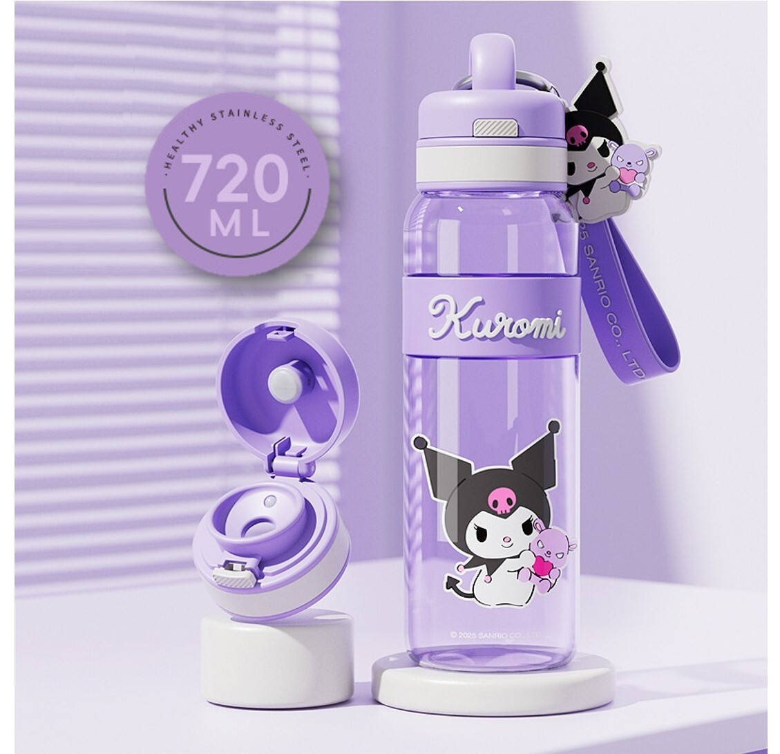 佻皮魔女 | Sanrio 便攜式運動水樽(720ml)(大容量)