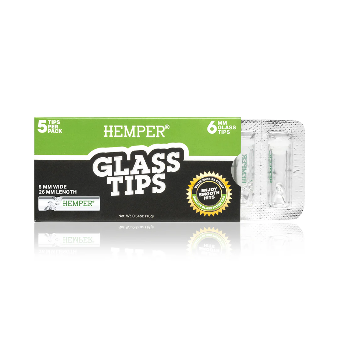 GLASS FILTER TIPS 6MM BY HEMPER