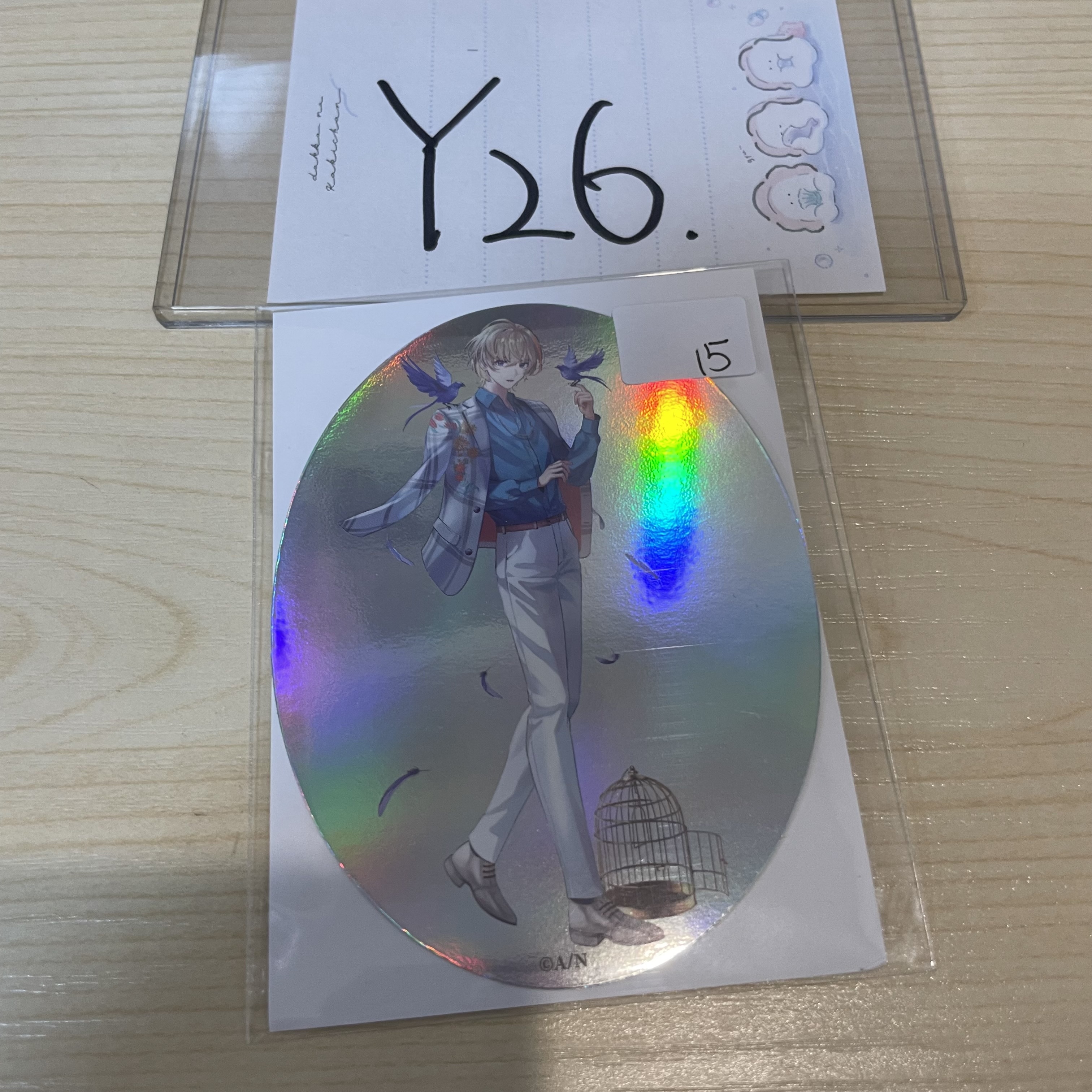 彩虹社 風樂 貼紙                                    Y26